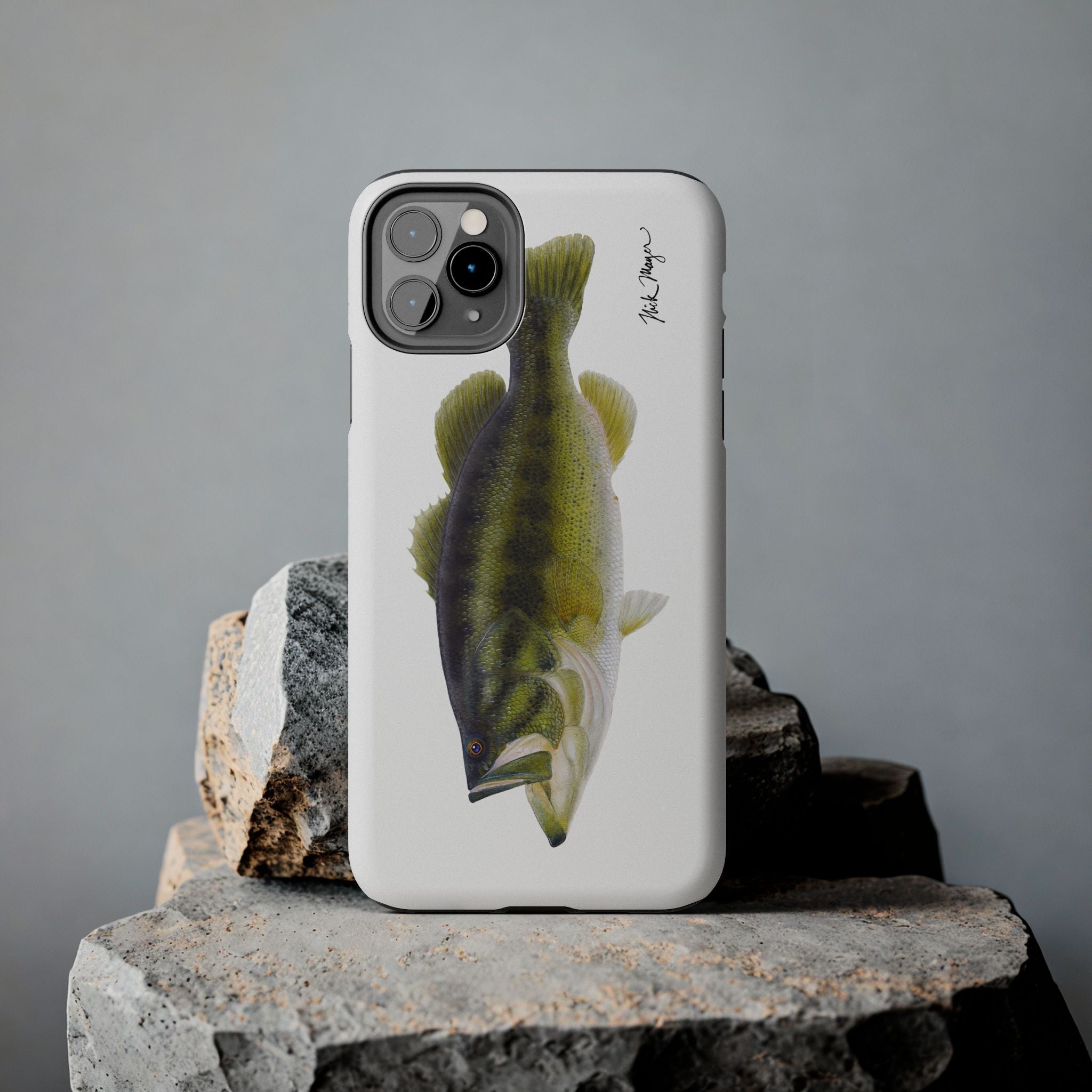 Largemouth Bass White Phone Case (iPhone)