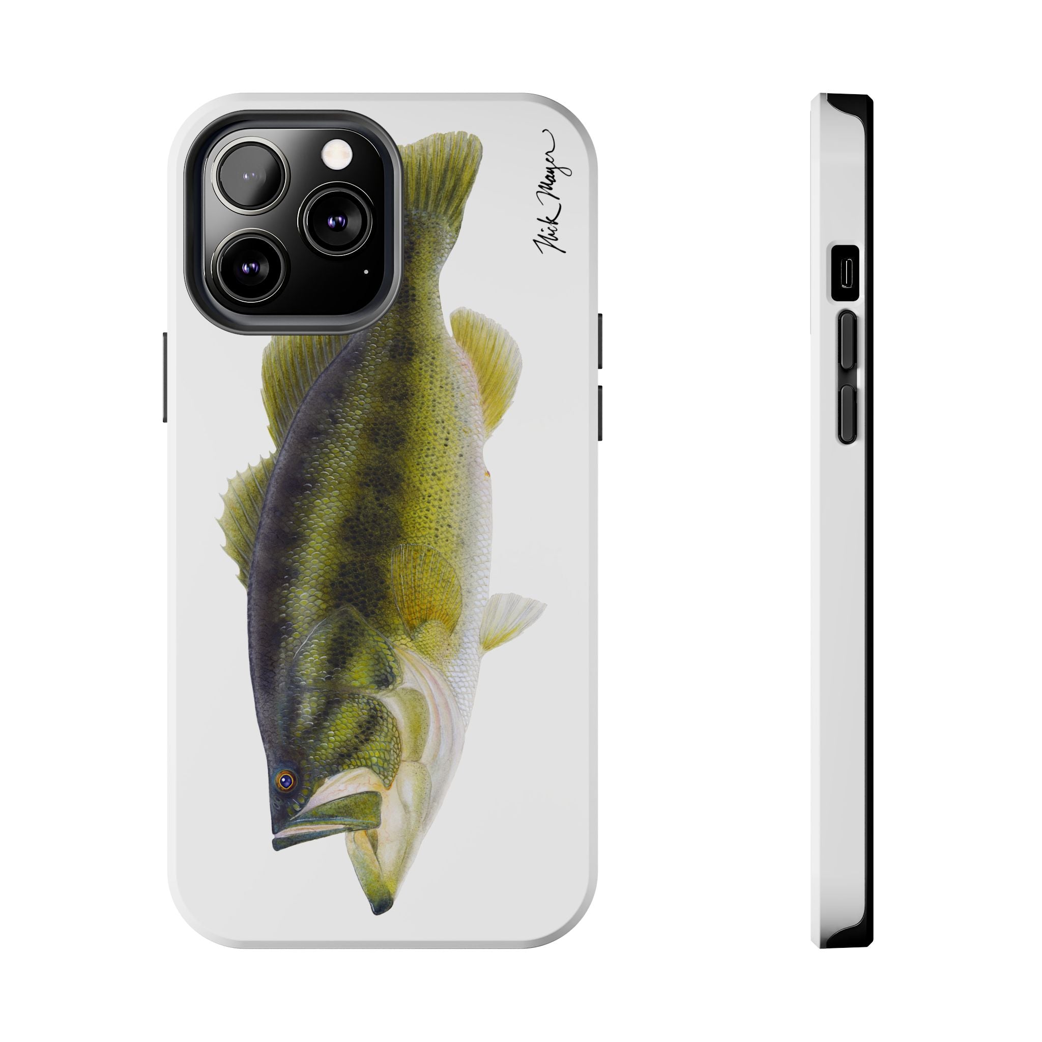 Largemouth Bass White Phone Case (iPhone)