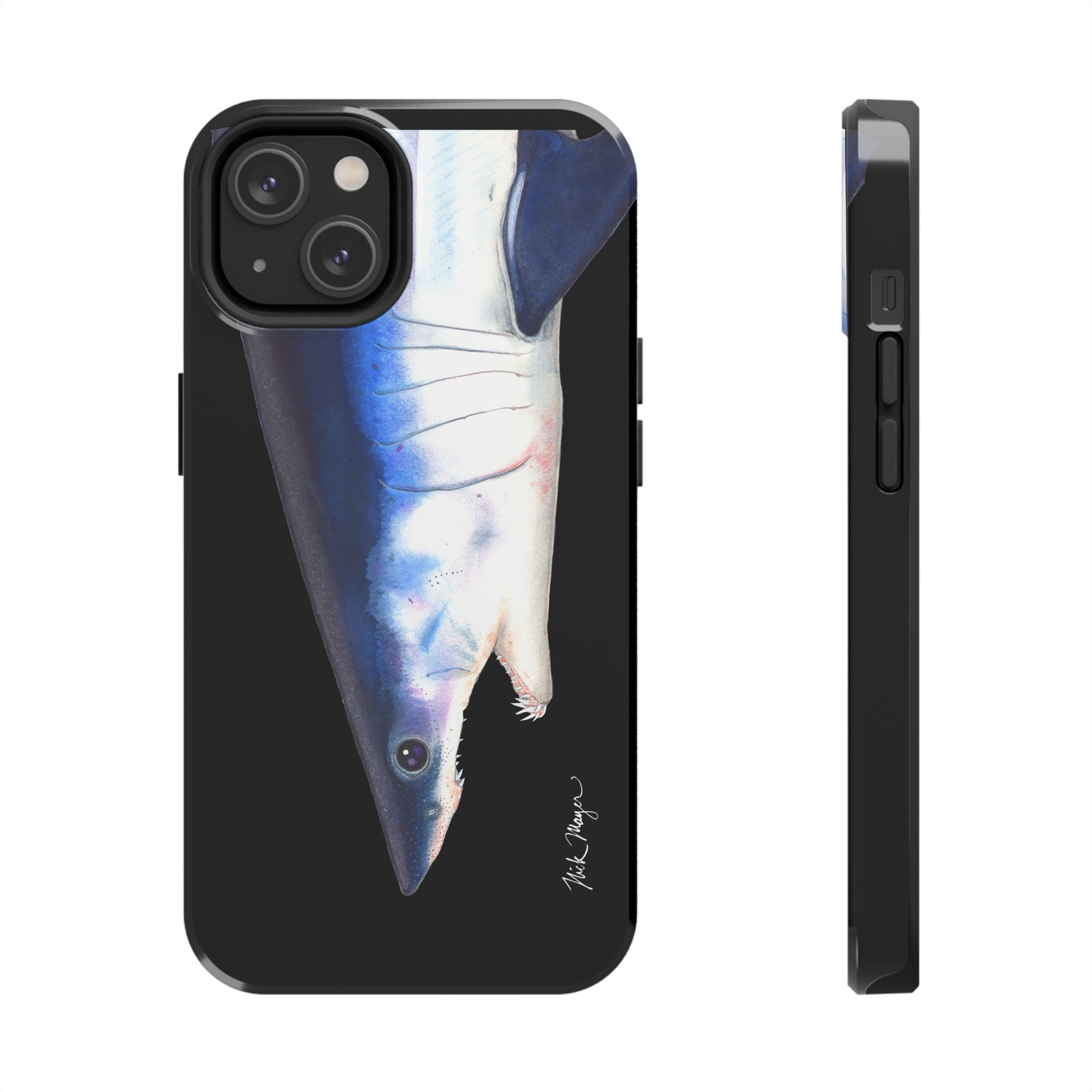 Mako Shark Face Black Case (iPhone)