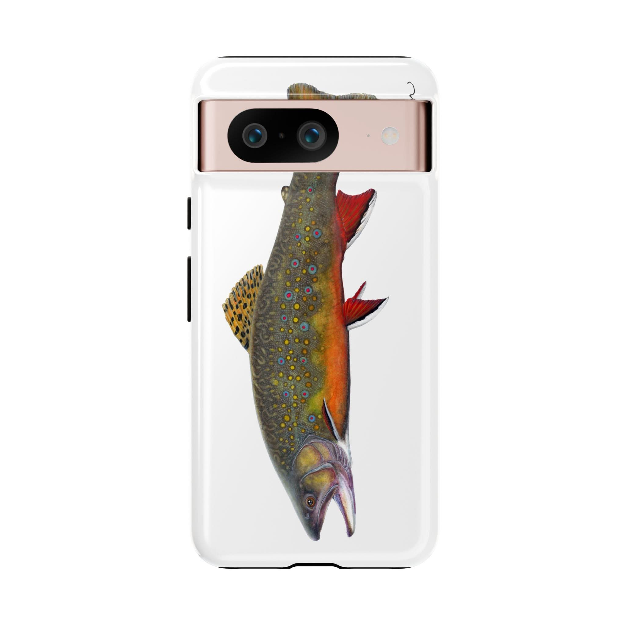 Brook Trout White Phone Case (Samsung)