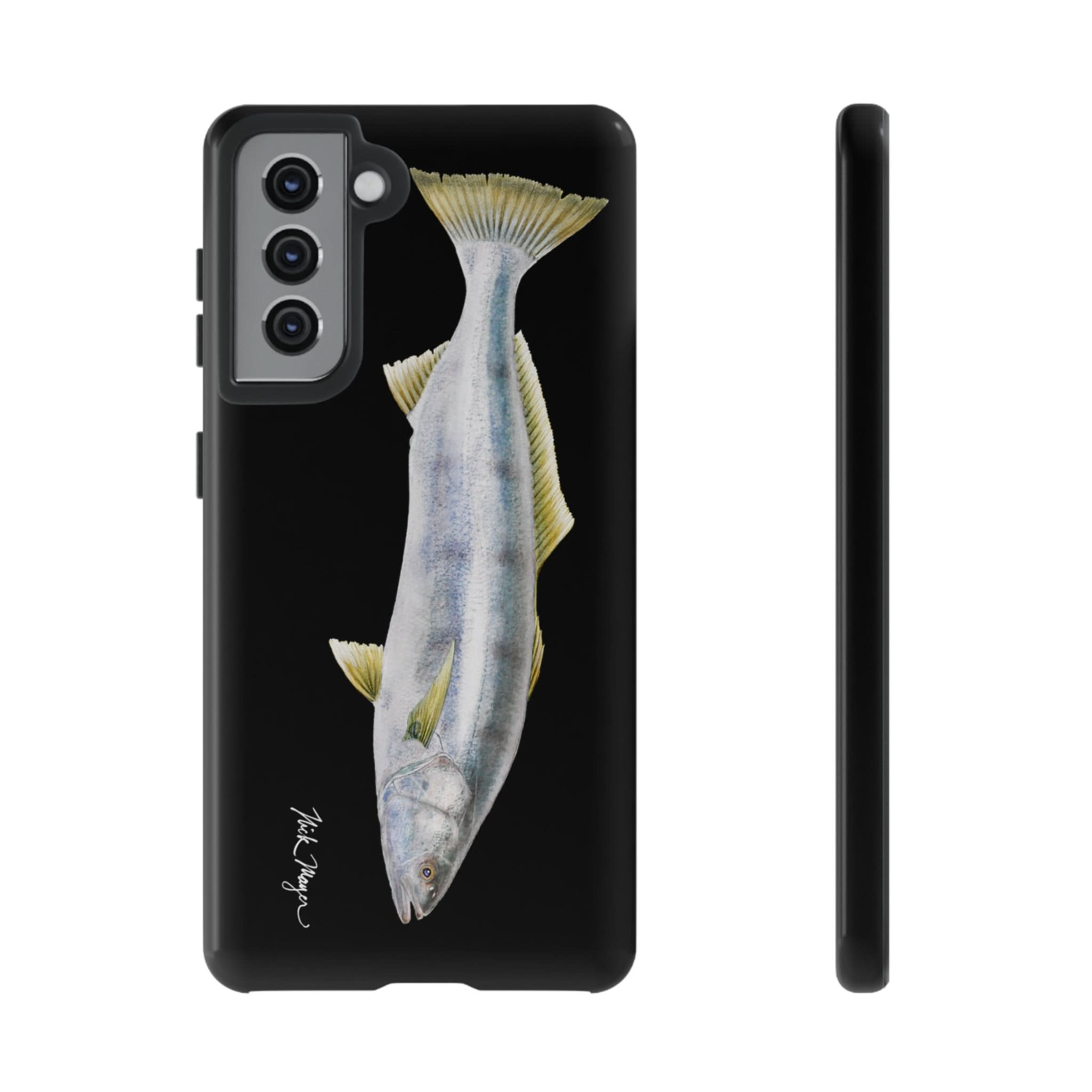 White Sea Bass Phone Case (Samsung) - black