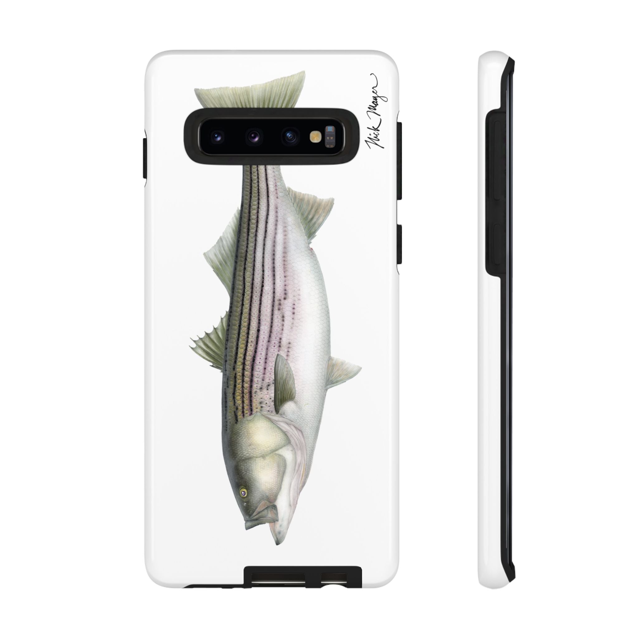 30 lb Striper White Phone Case (Samsung)