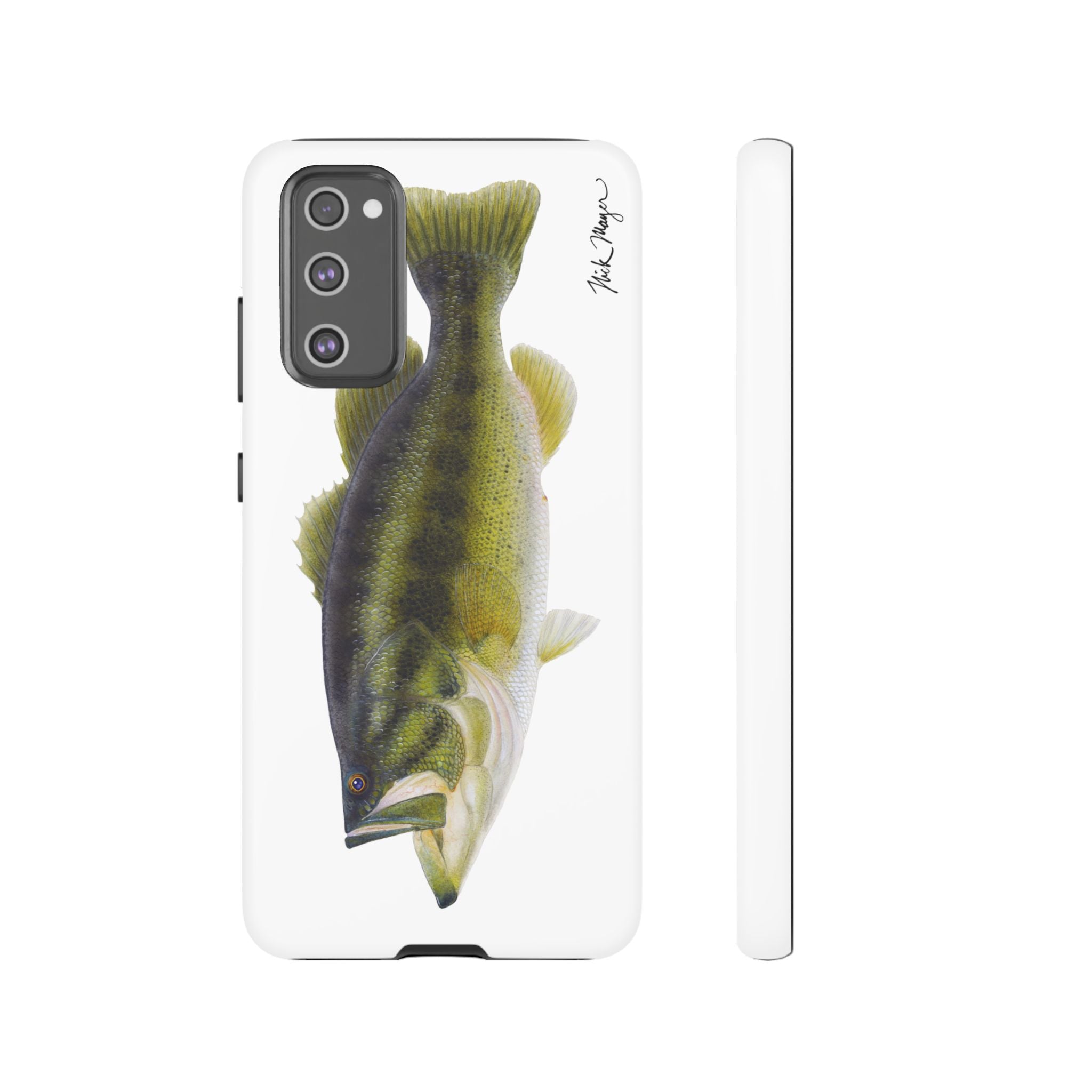 Largemouth Bass White Phone Case (Samsung)