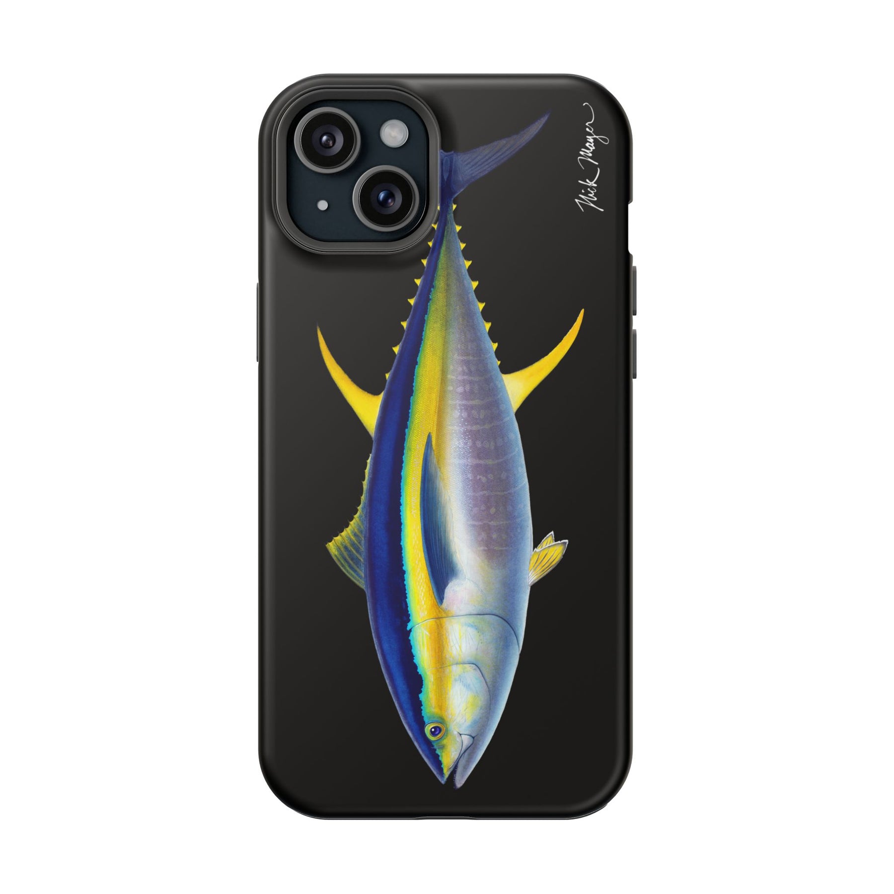 Yellowfin Tuna MagSafe Black iPhone Case