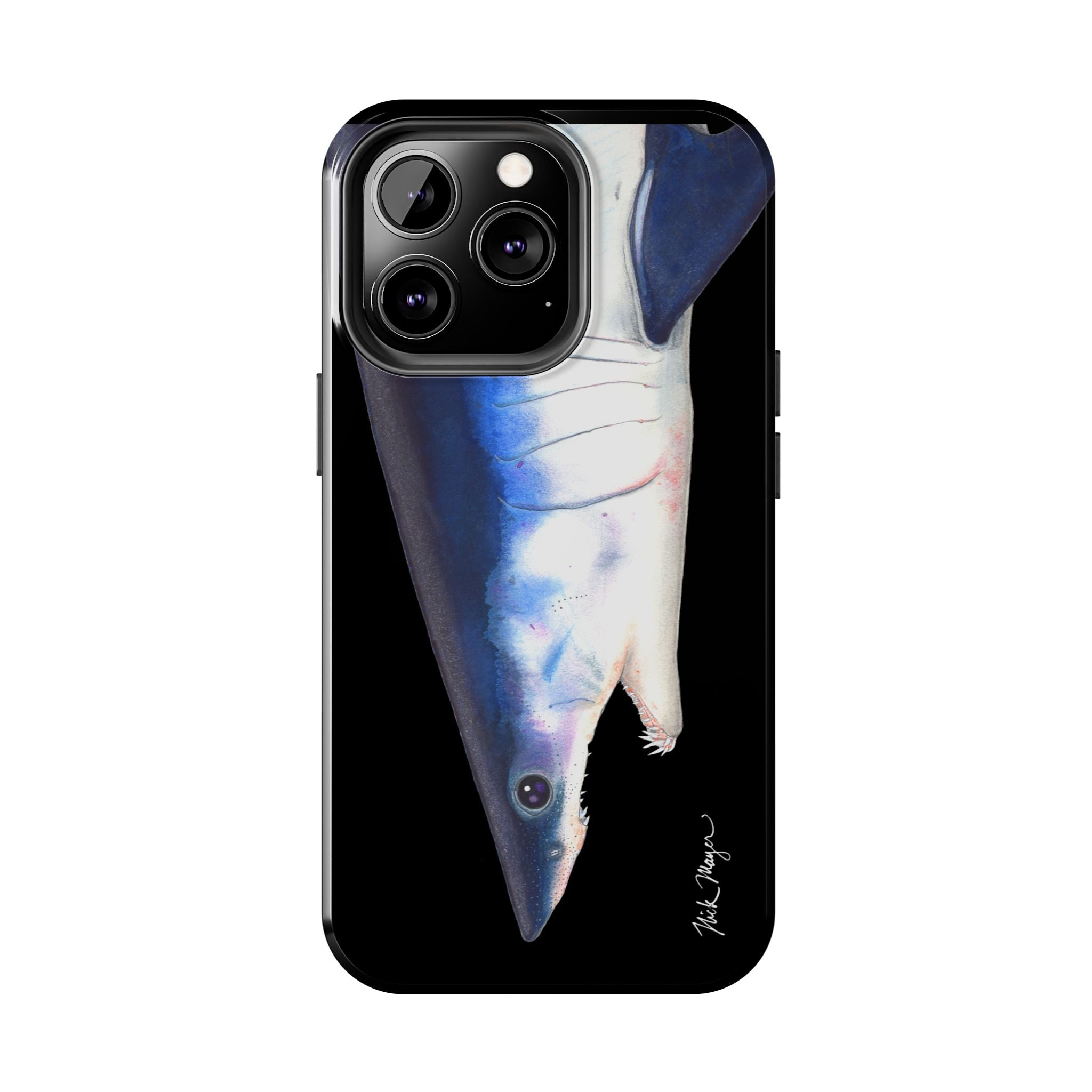 Mako Shark Face Black Case (iPhone)