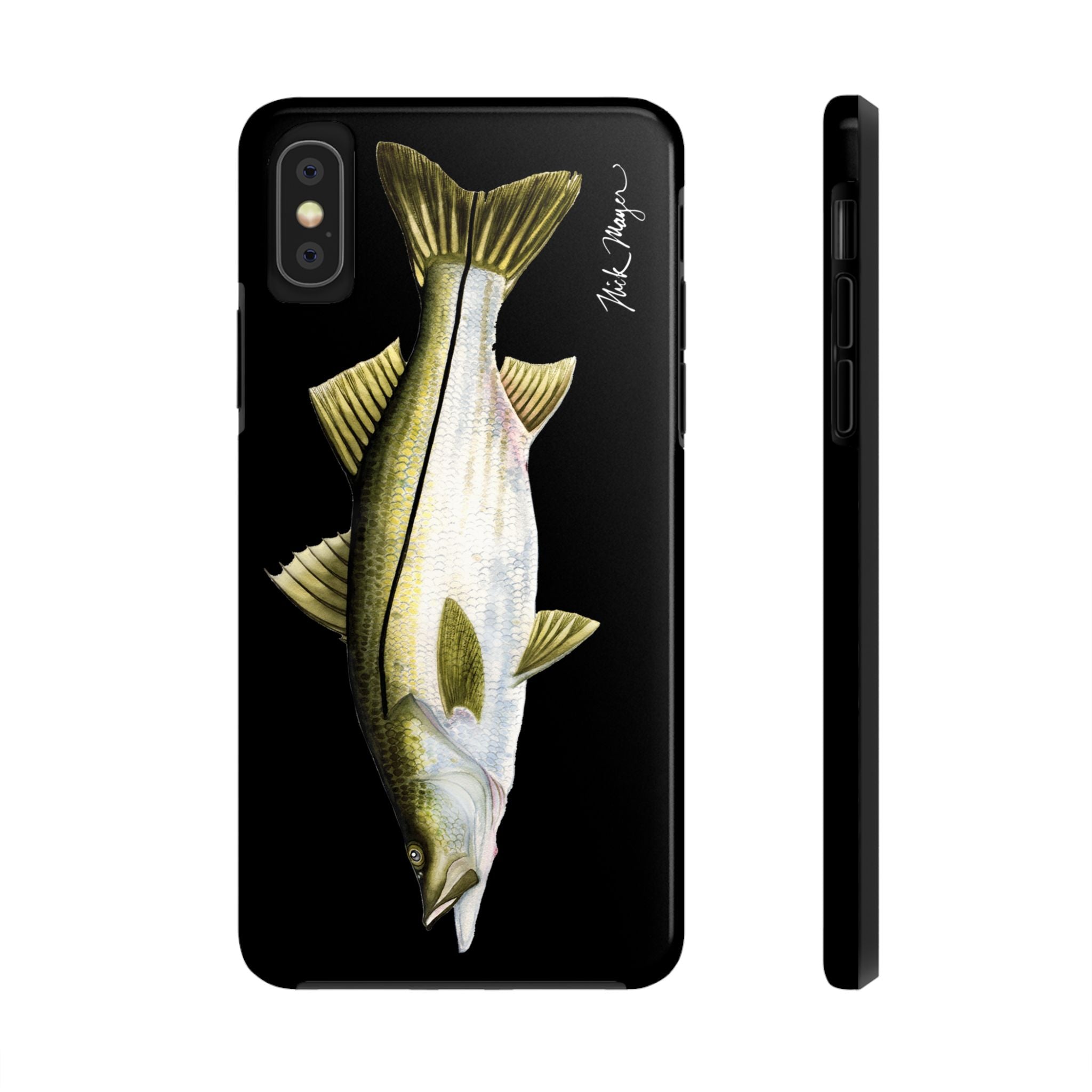 Snook Black Phone Case (iPhone)