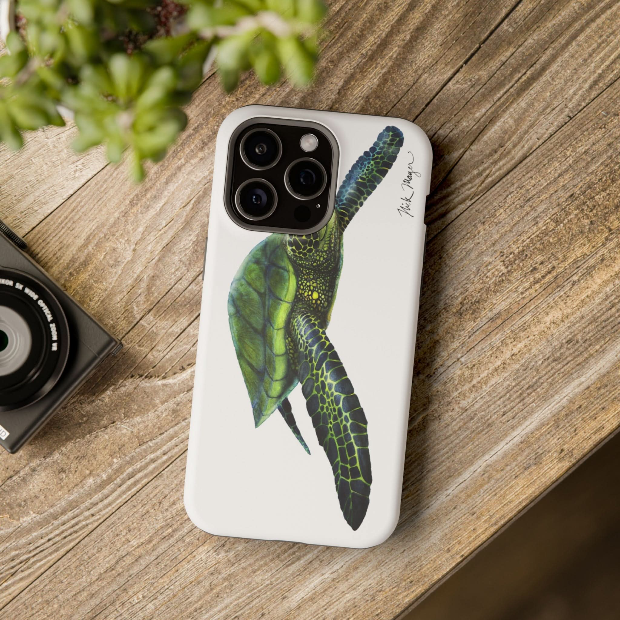 Green Sea Turtle MagSafe iPhone Case