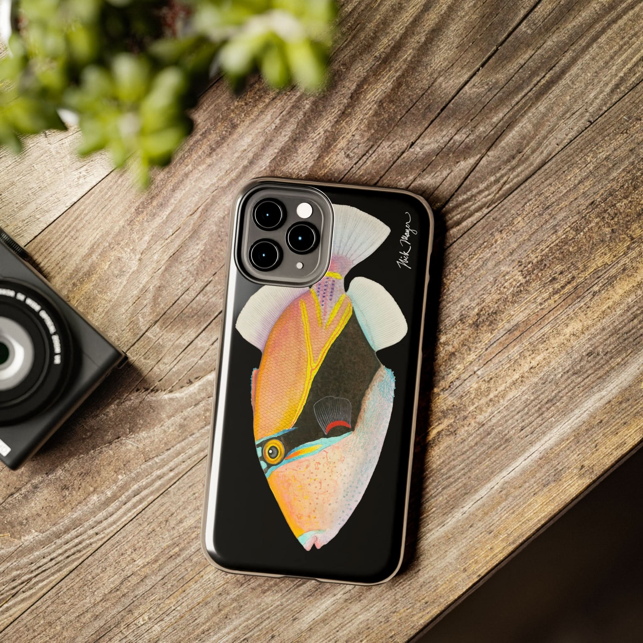 Humuhumunukunukuapua'a Black Phone Case (iPhone)