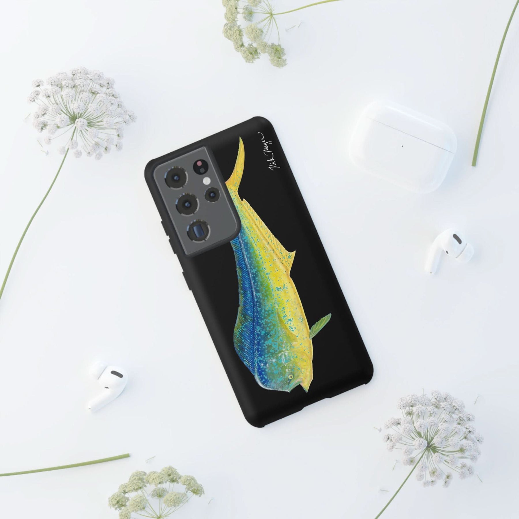 Bull Mahi Black Phone Case (iPhone 16 & Samsung)