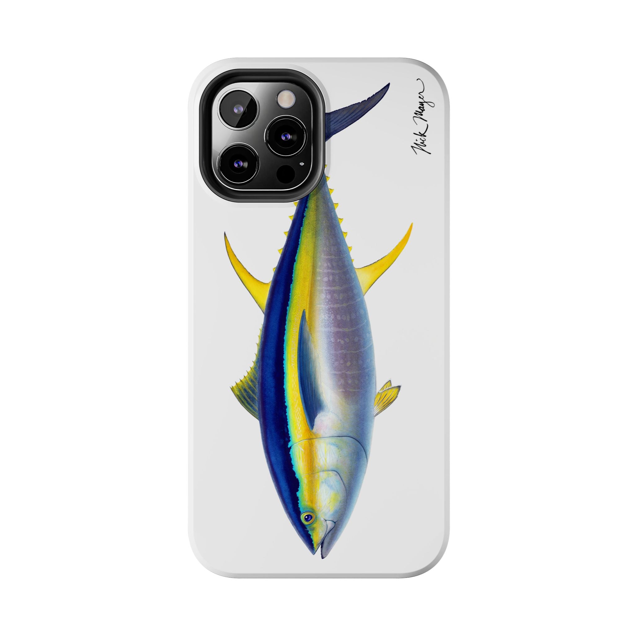 Yellowfin Tuna White Phone Case (iPhone)