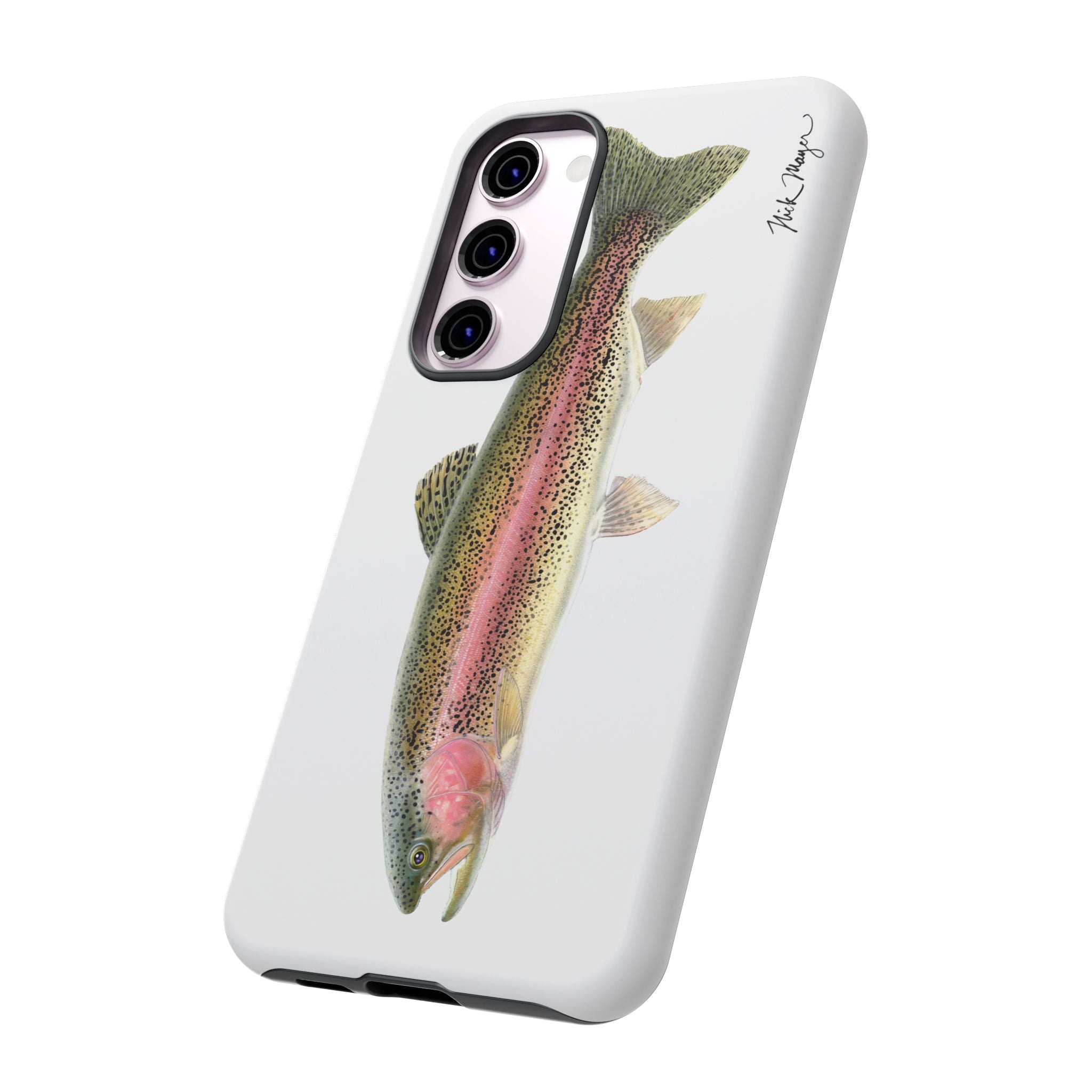 Rainbow Trout White Phone Case (Samsung)