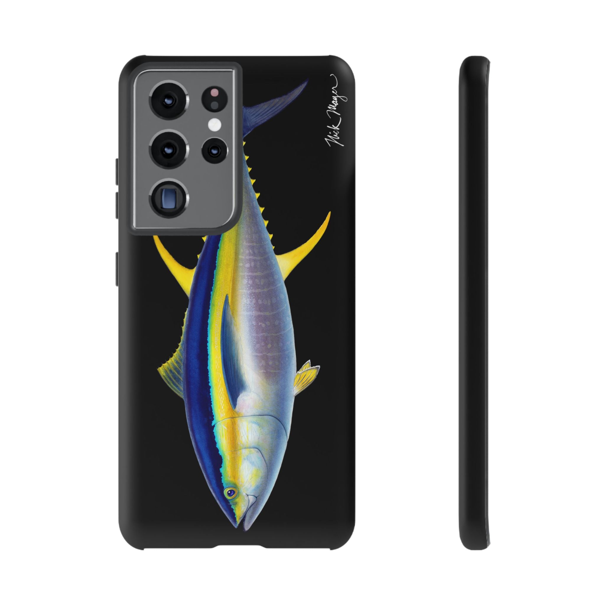 Yellowfin Tuna Black Phone Case (Samsung)