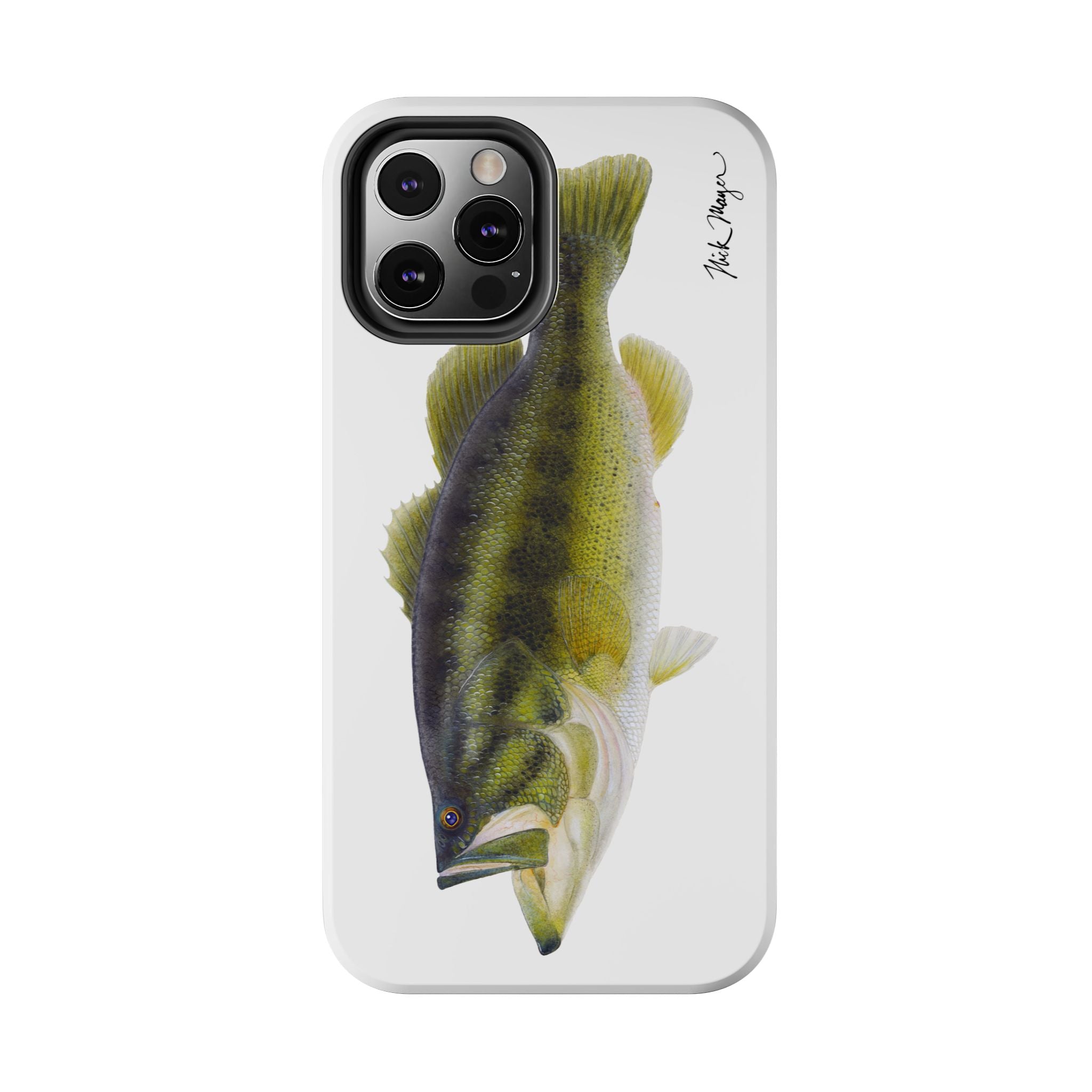 Largemouth Bass White Phone Case (iPhone)