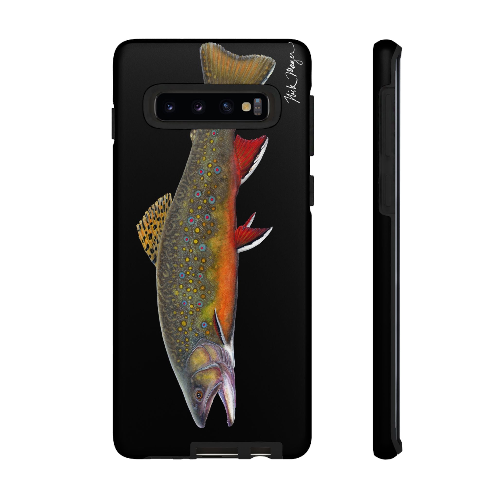 Brook Trout Black Phone Case (Samsung)