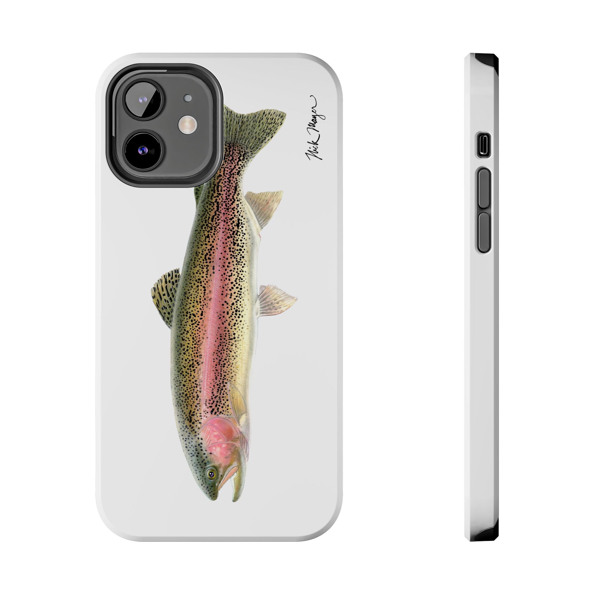 Rainbow Trout White Phone Case (iPhone)