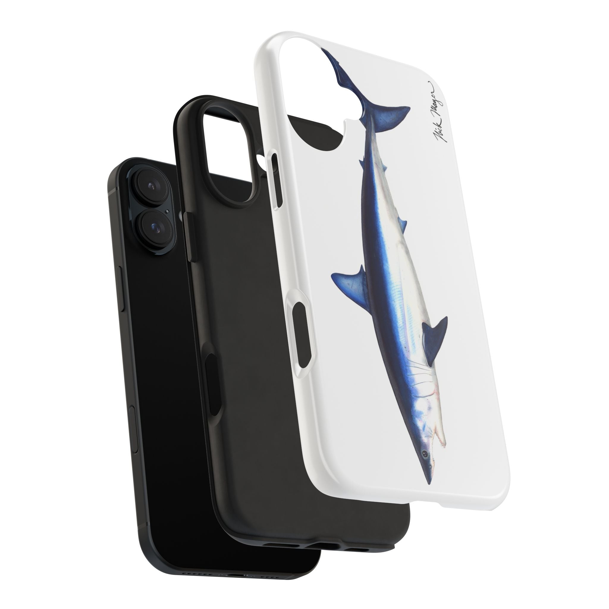 Mako Shark White Phone Case (iPhone)