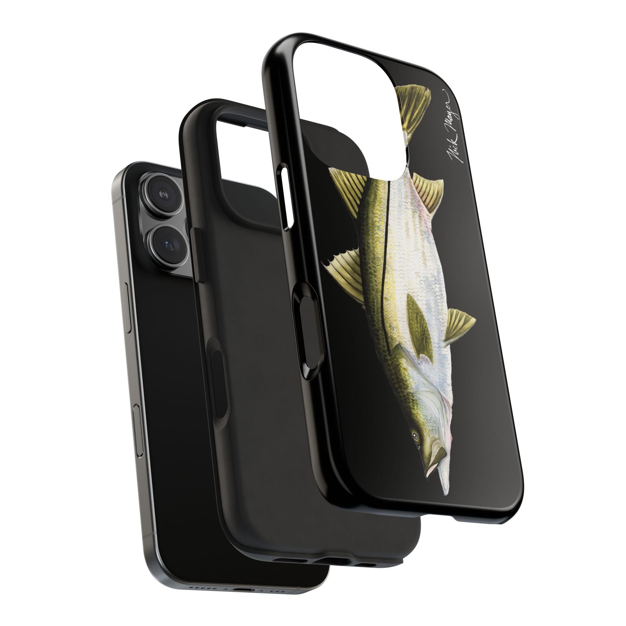 Snook Black Phone Case (iPhone)