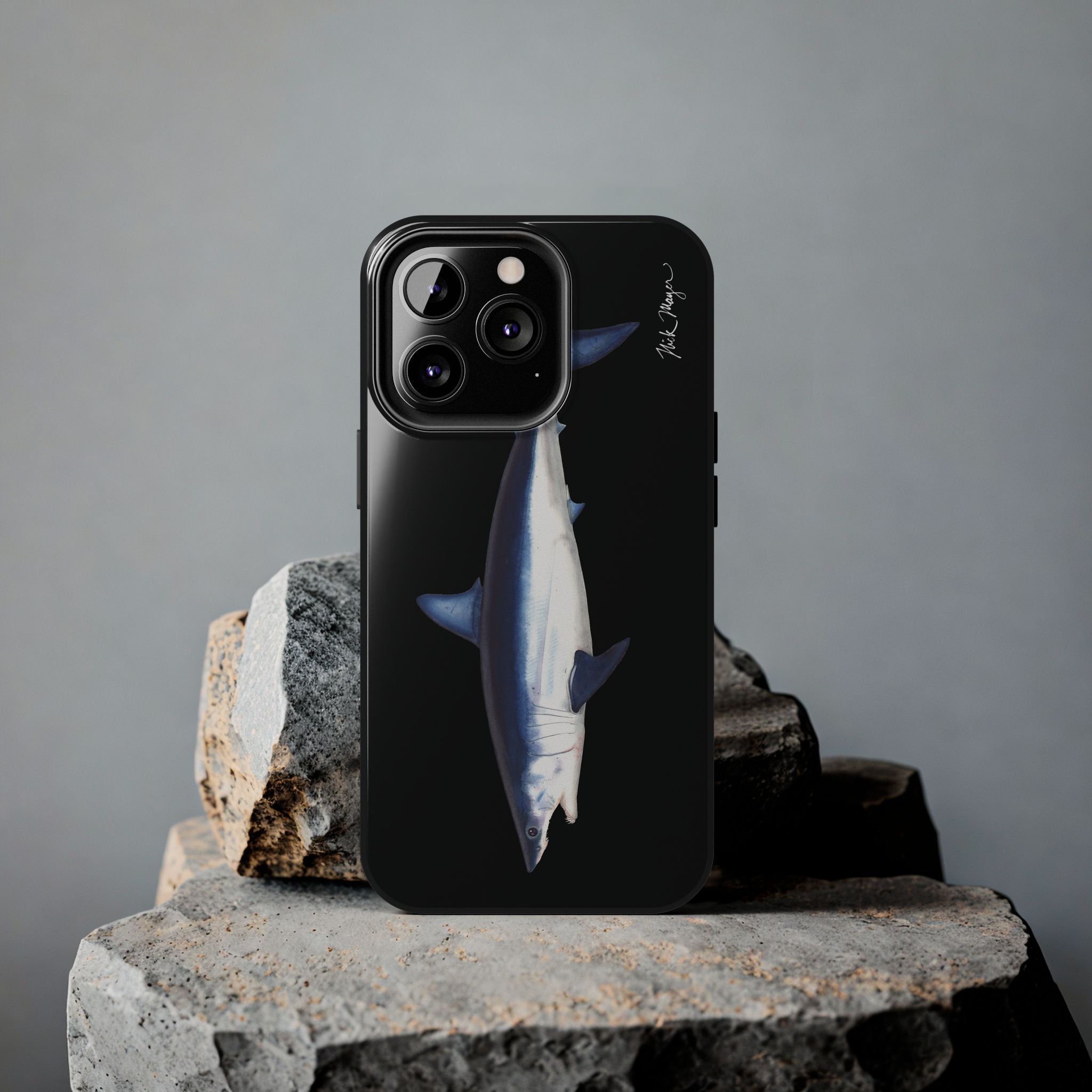 Mako Shark Black iPhone Case