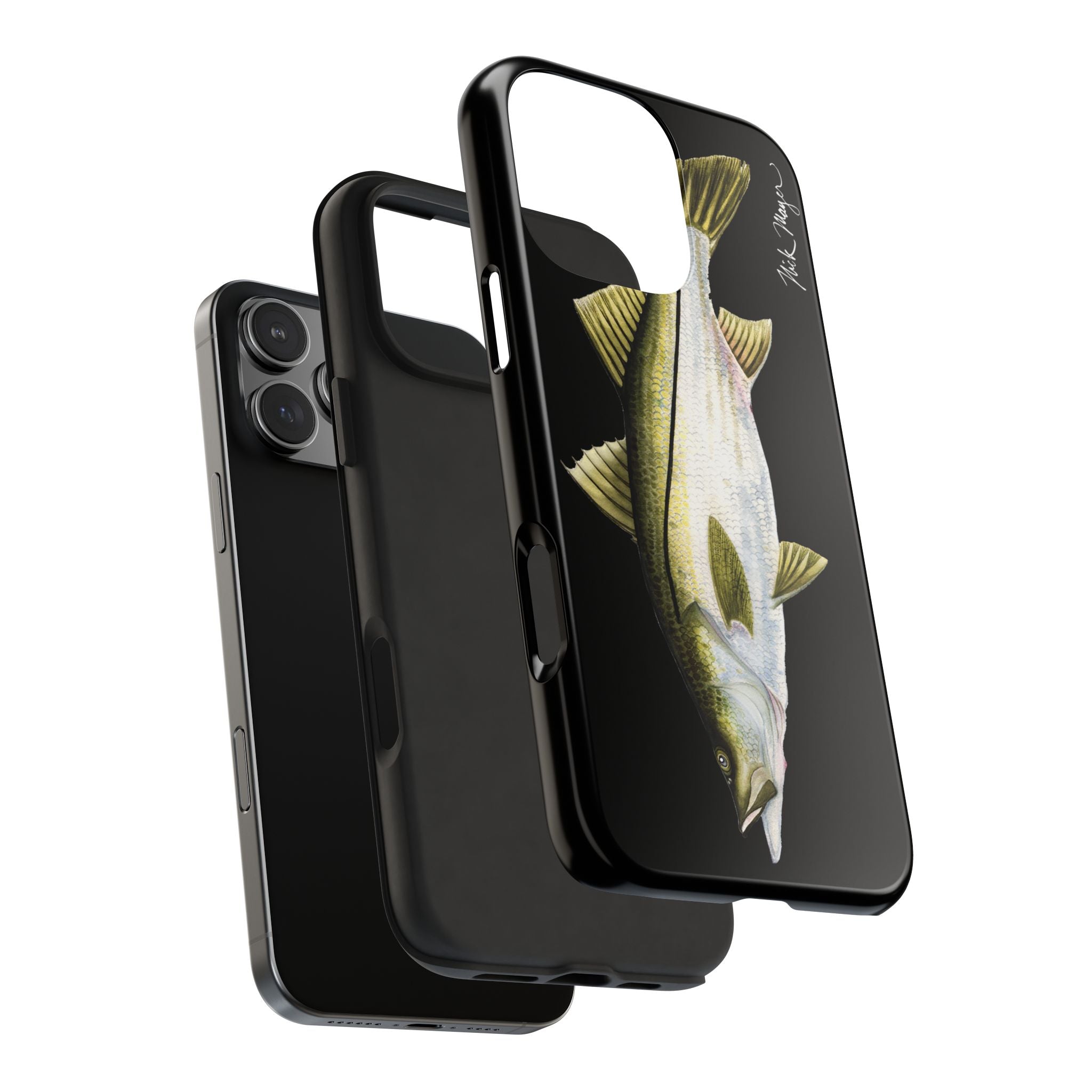 Snook Black Phone Case (iPhone)