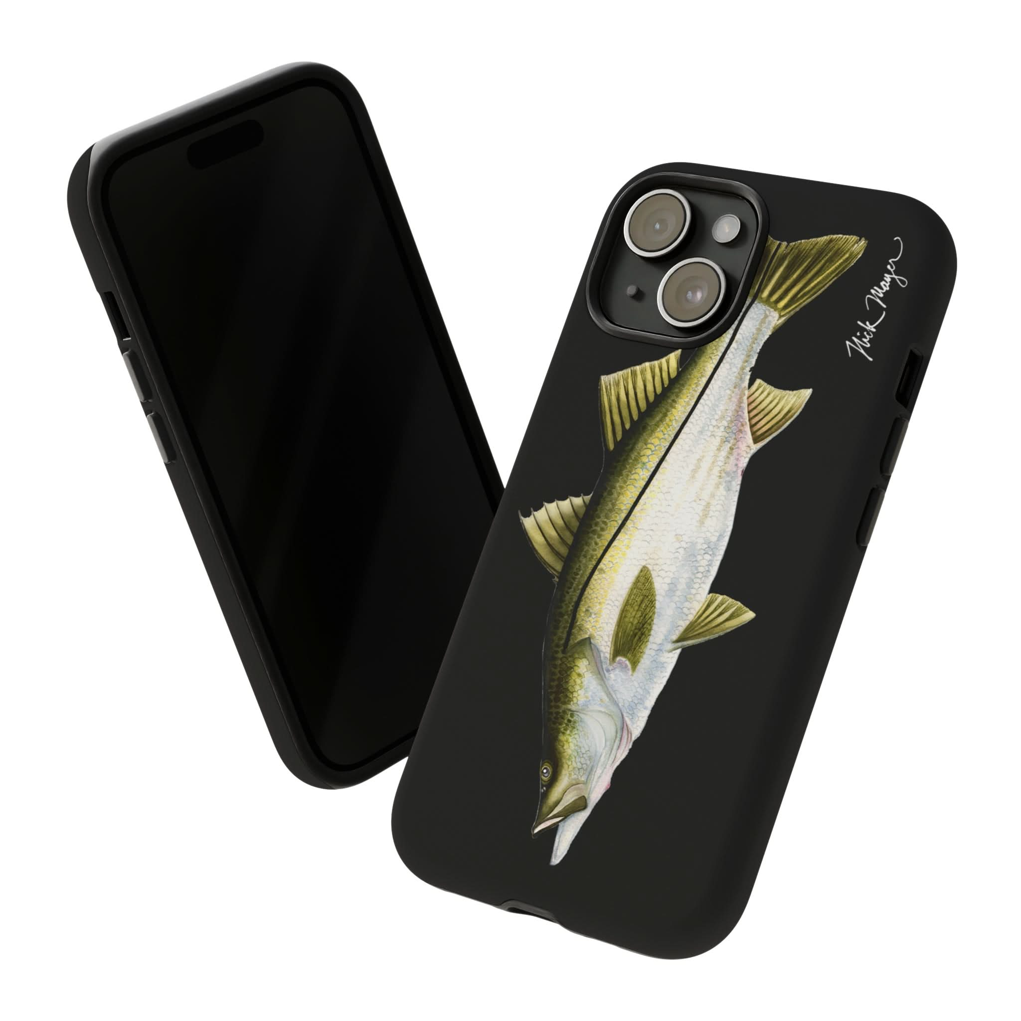 Snook Black iPhone 15 Case