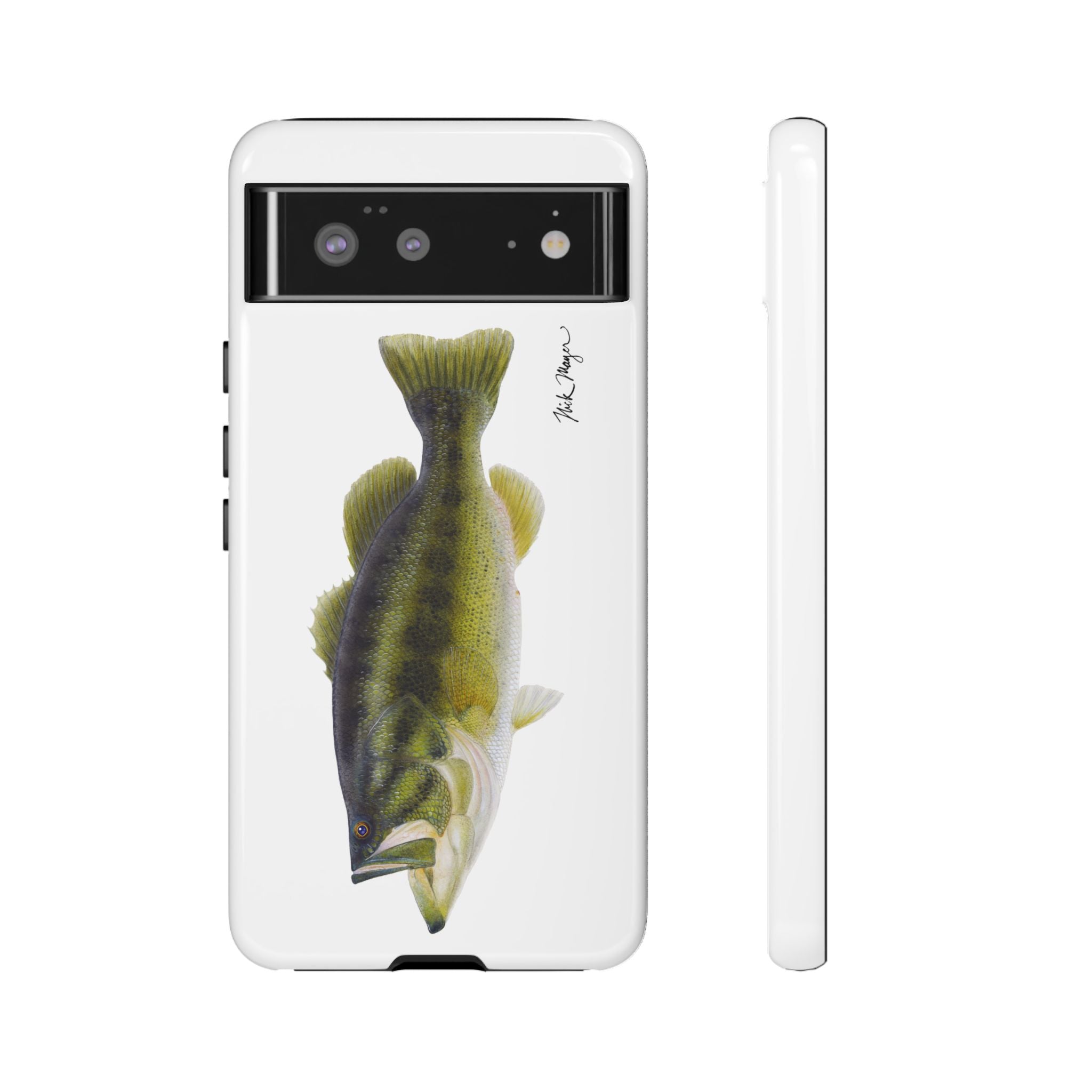 Largemouth Bass White Phone Case (Samsung)