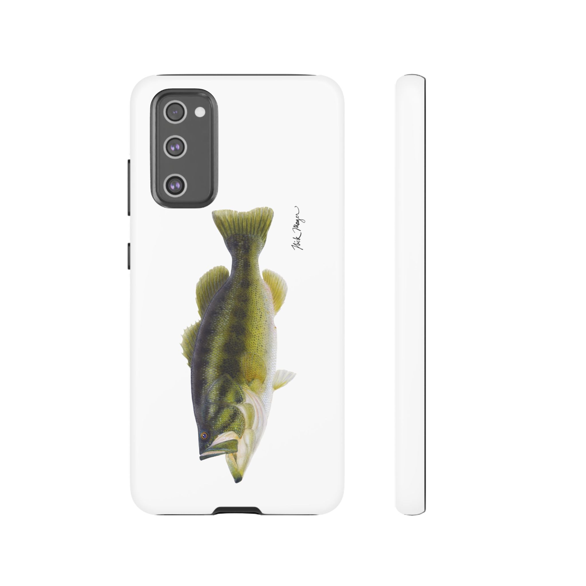 Largemouth Bass White Phone Case (Samsung)