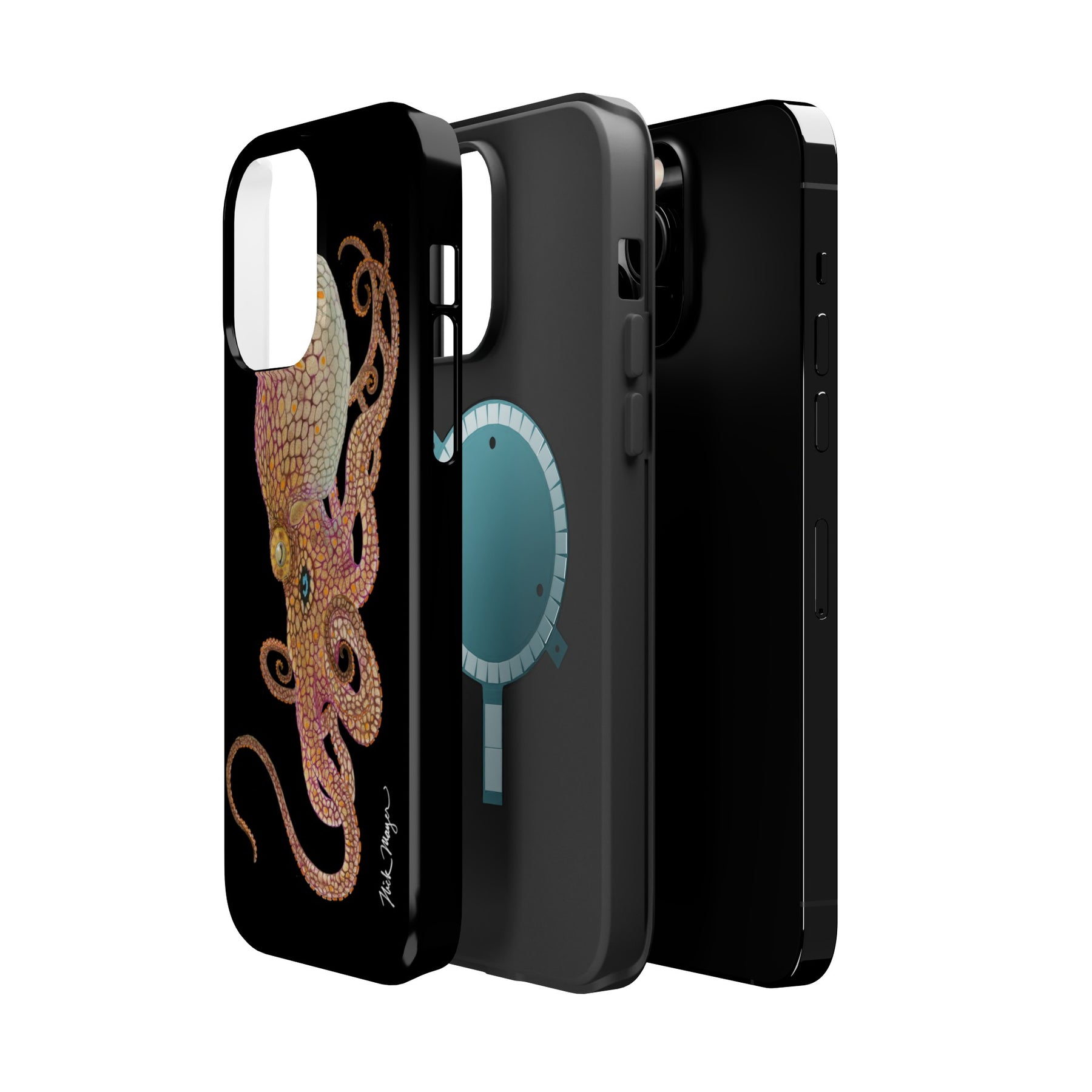 Two Spot Octopus MagSafe iPhone Case