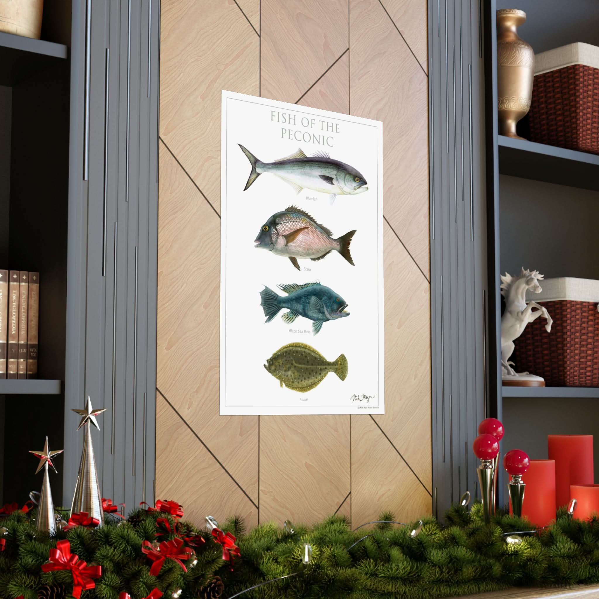 Fish of the Peconic Poster