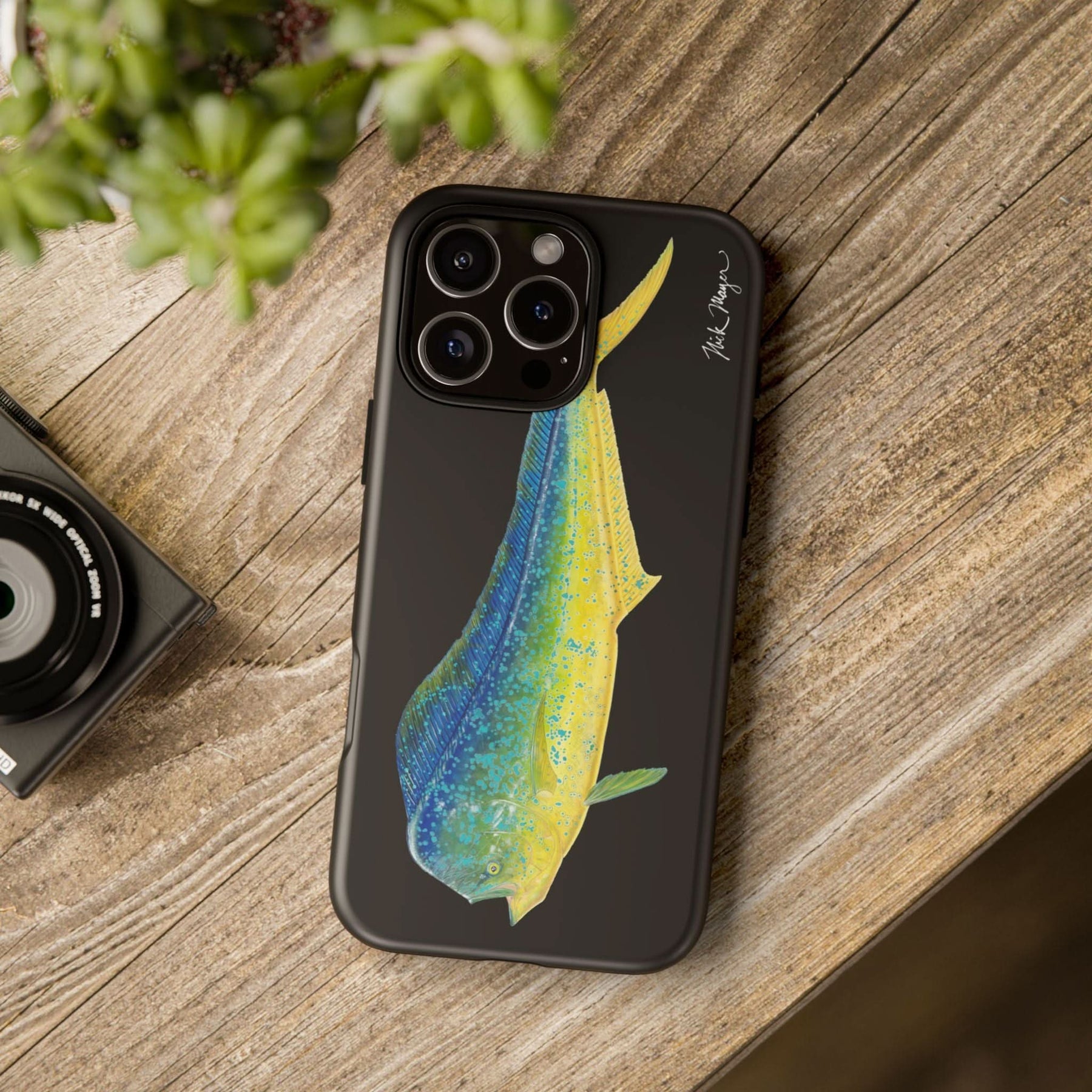 Bull Mahi Black Phone Case (iPhone 16 & Samsung)