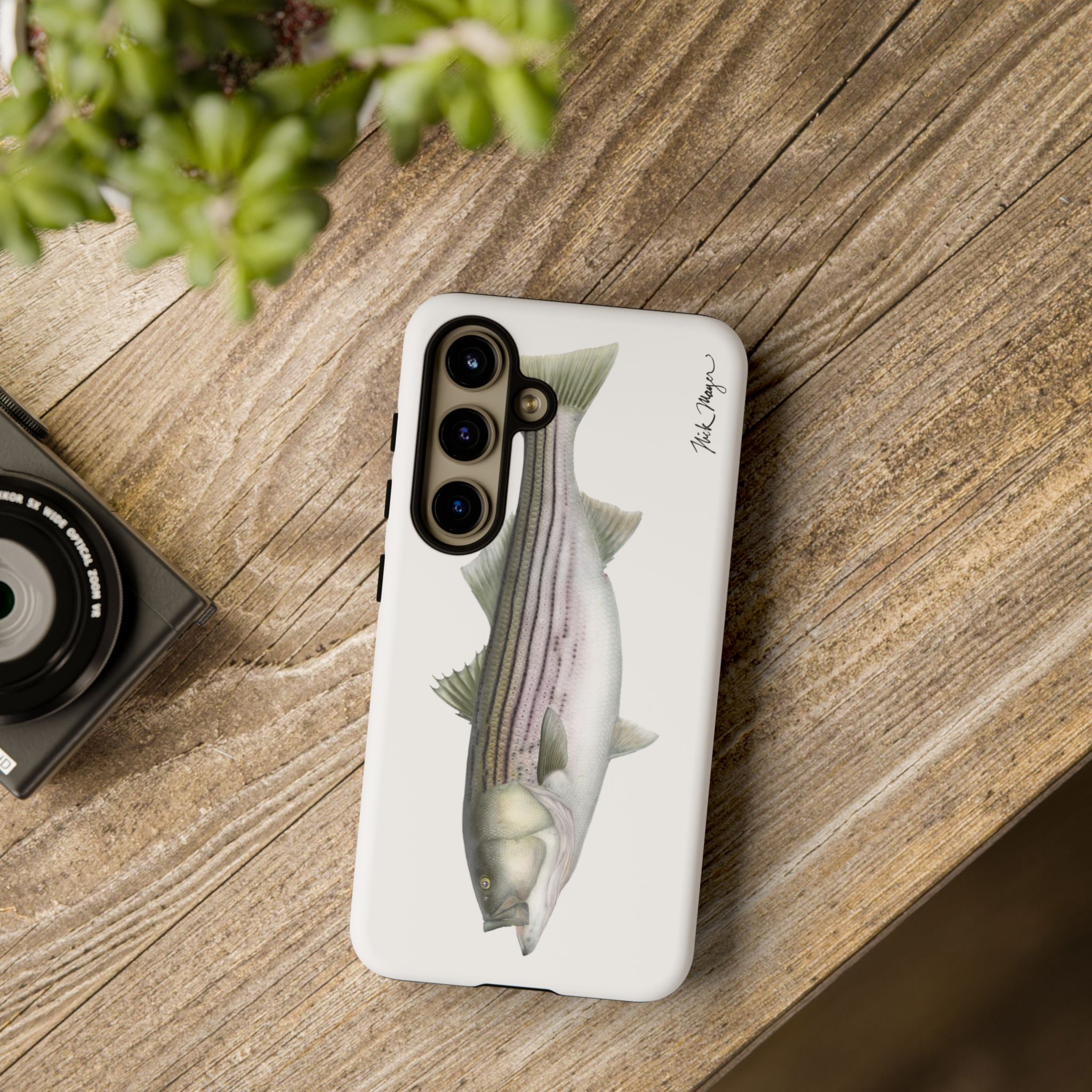 30 lb Striper White Phone Case (Samsung)