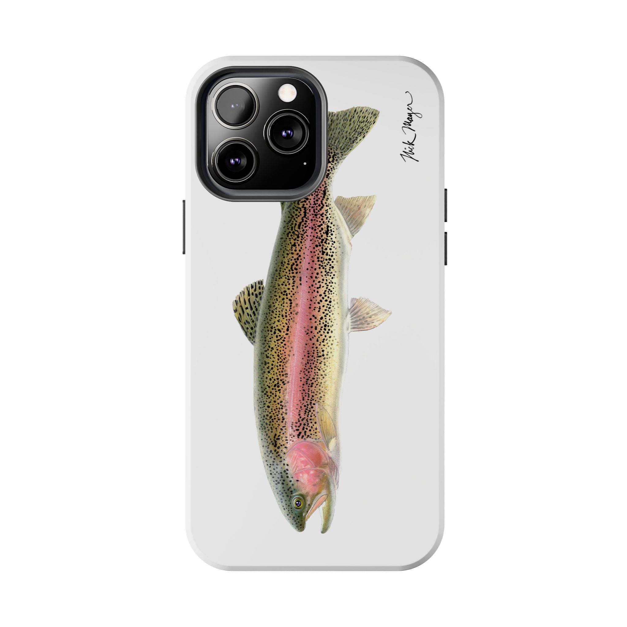 Rainbow Trout White Phone Case (iPhone)