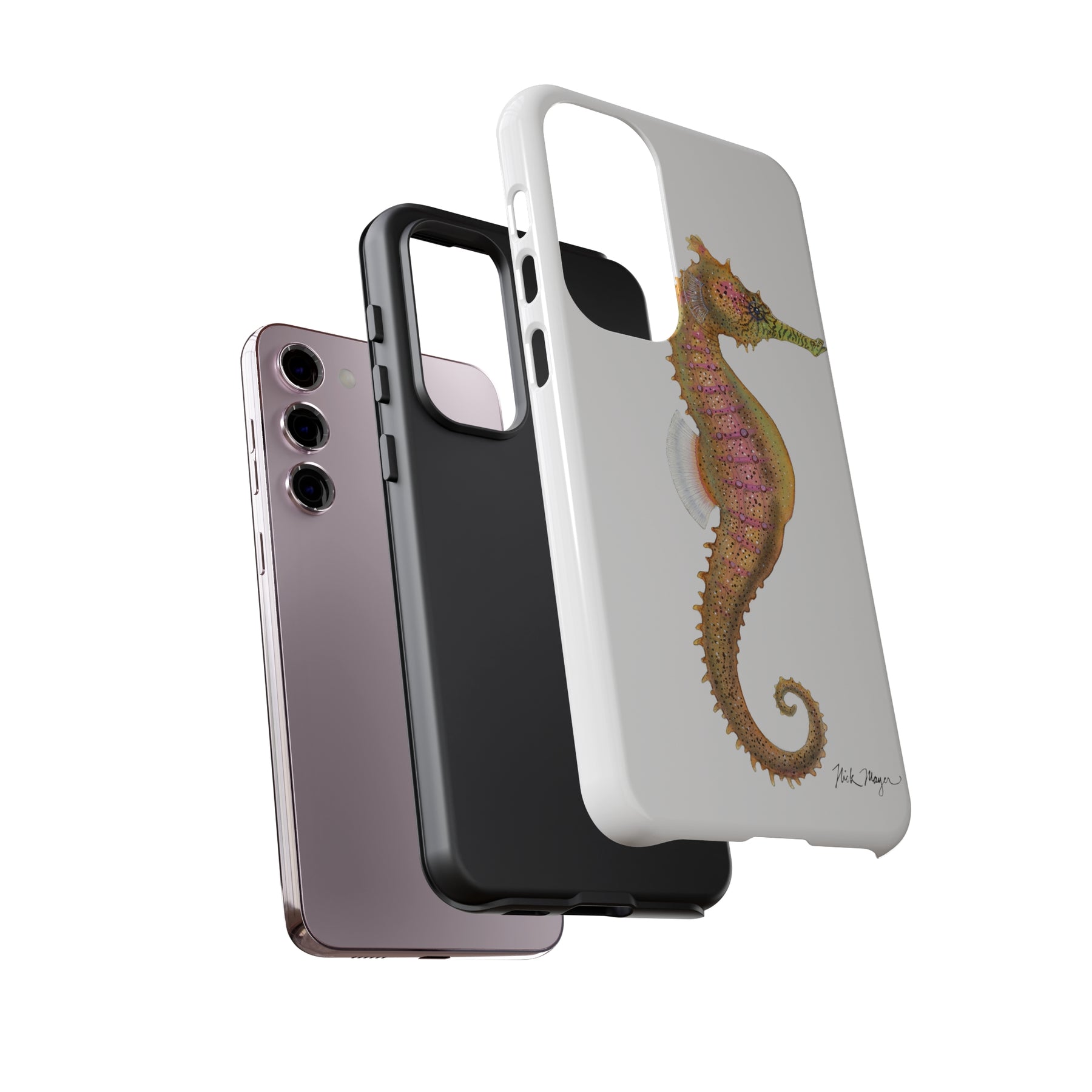 Pink Seahorse Phone Case (Samsung)