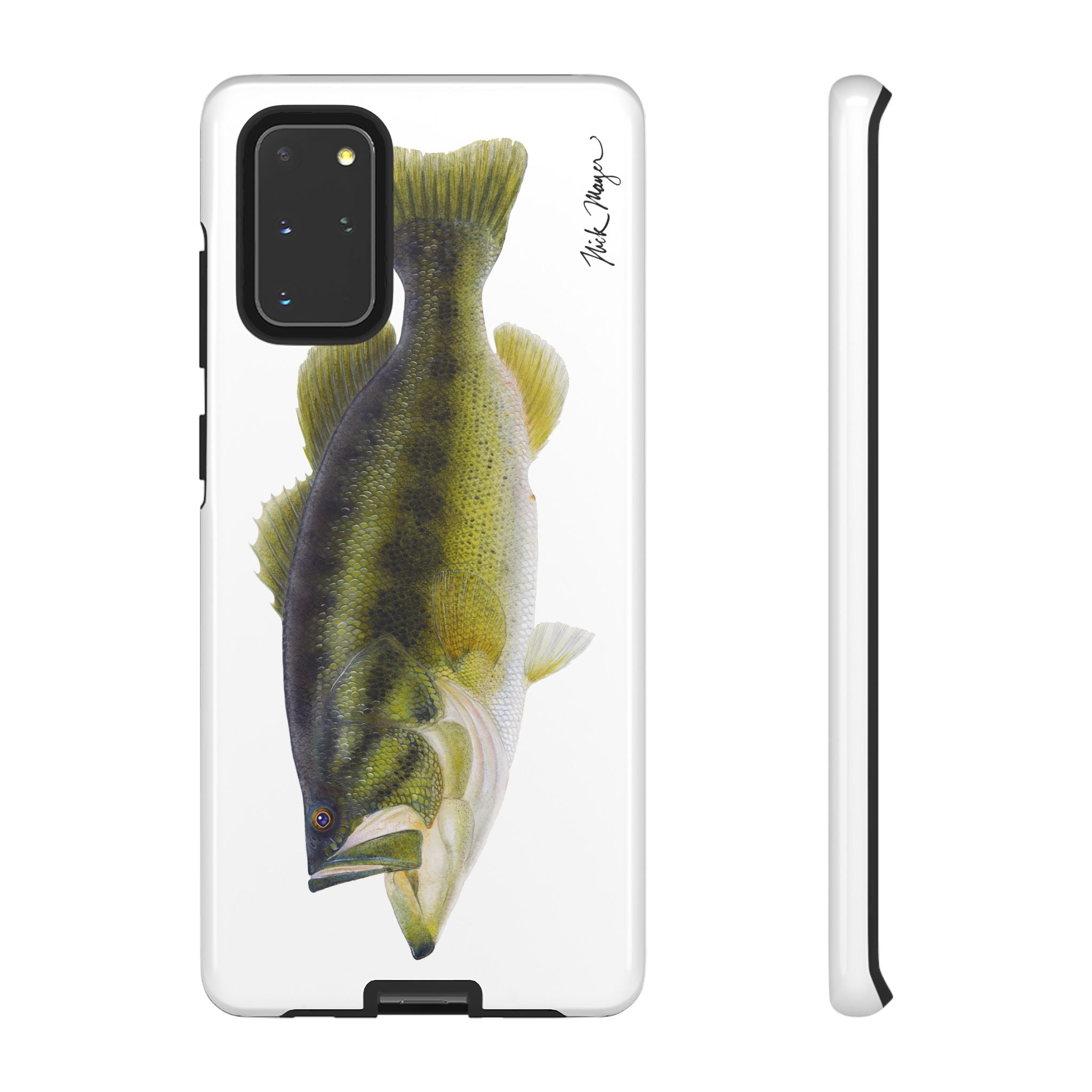 Largemouth Bass White Phone Case (Samsung)