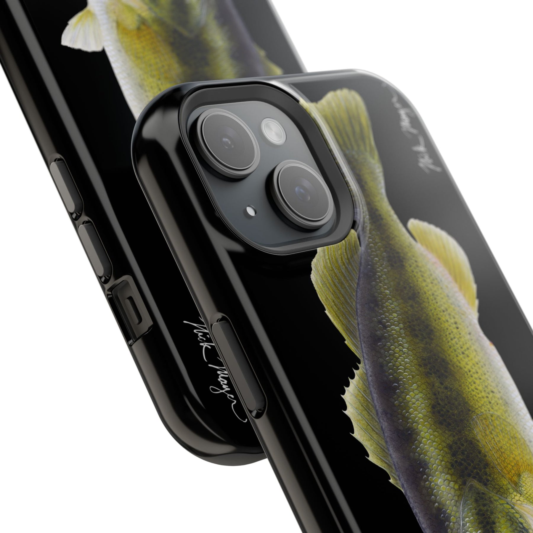 Largemouth Bass MagSafe Black iPhone Case