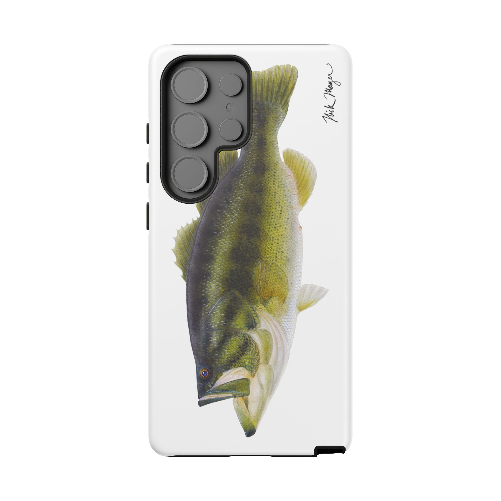 Largemouth Bass White Phone Case (Samsung)