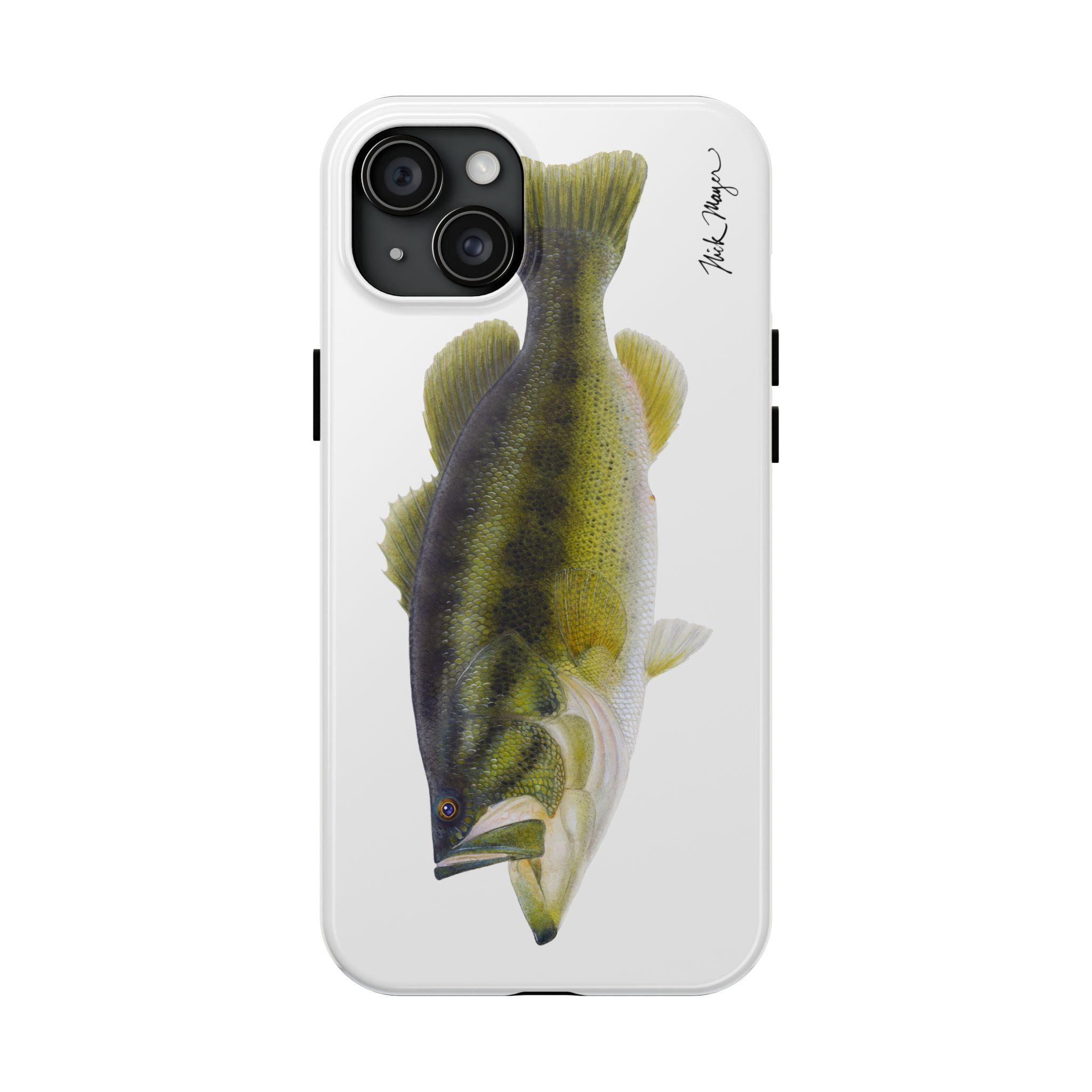 Largemouth Bass White Phone Case (iPhone)