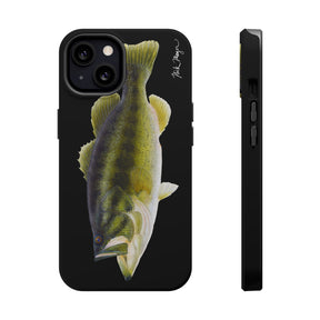 Largemouth Bass MagSafe Black iPhone Case