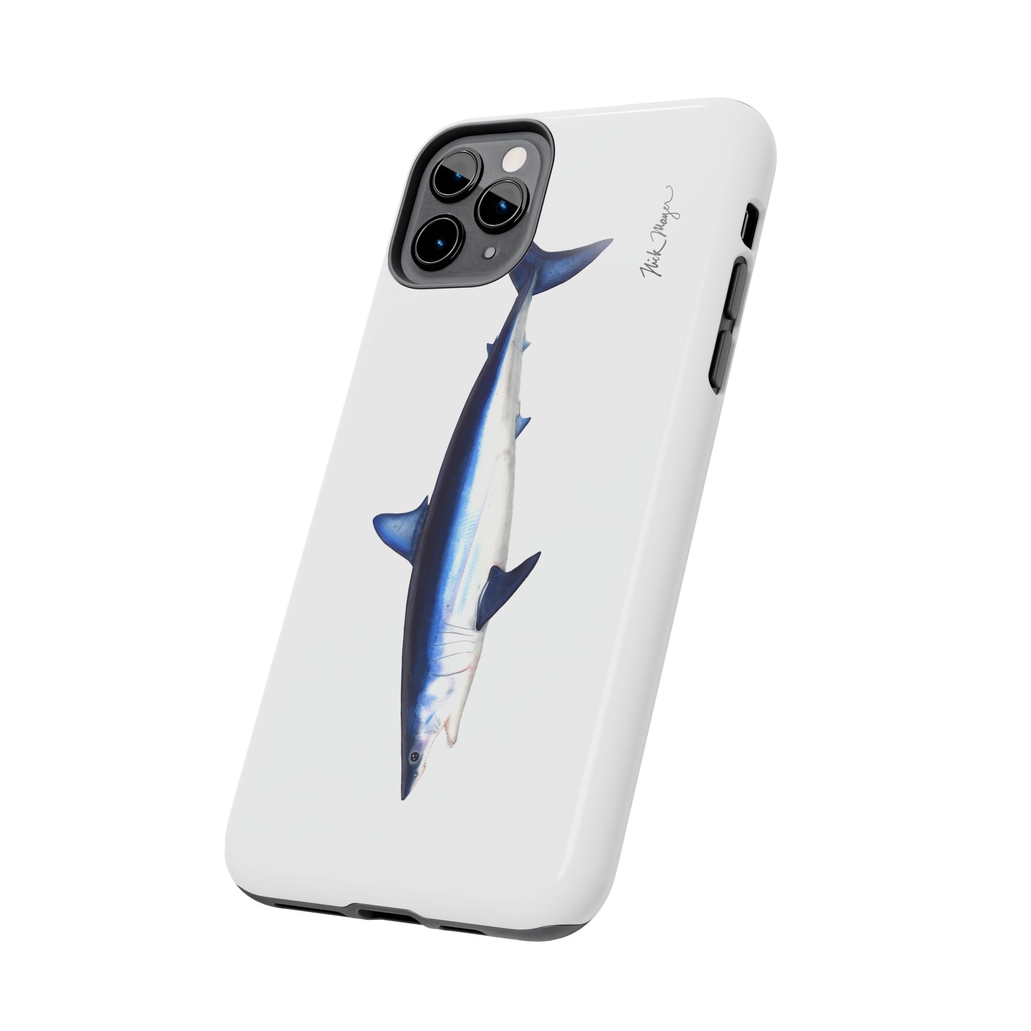 Mako Shark White Phone Case (iPhone)