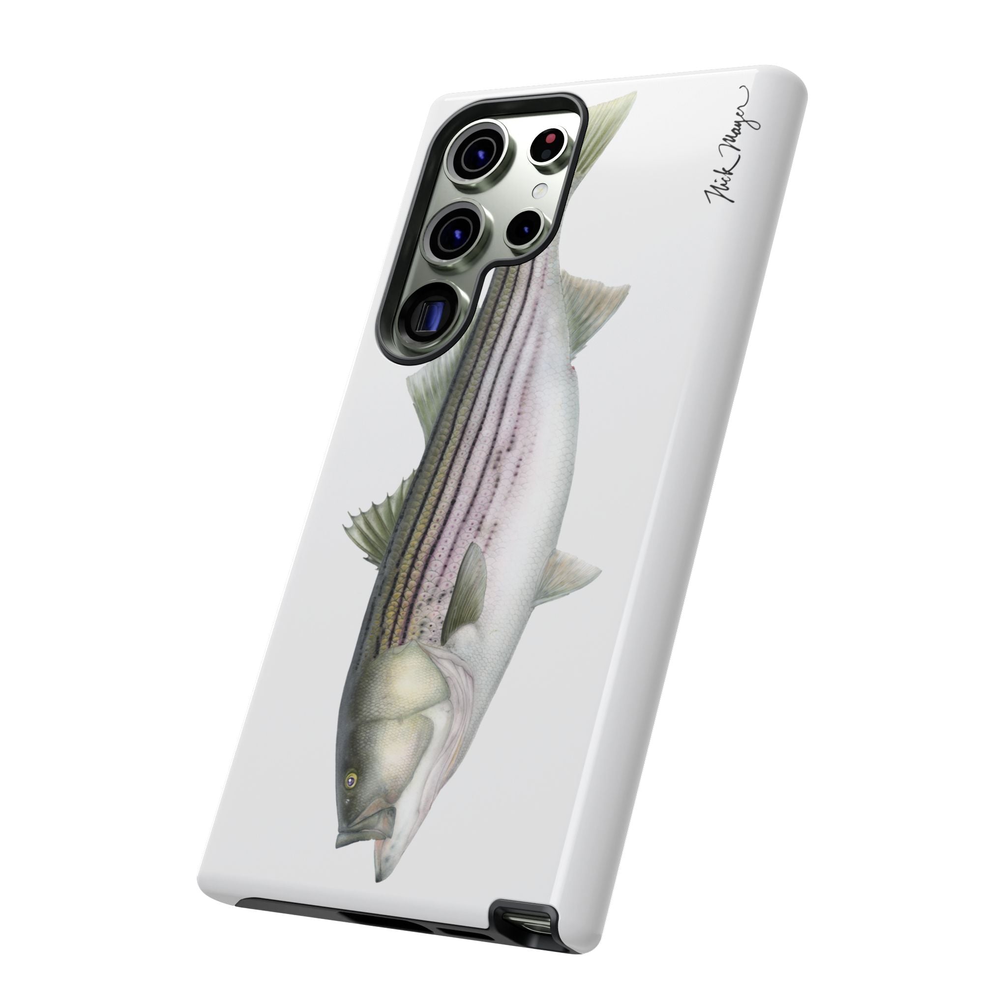 30 lb Striper White Phone Case (Samsung)