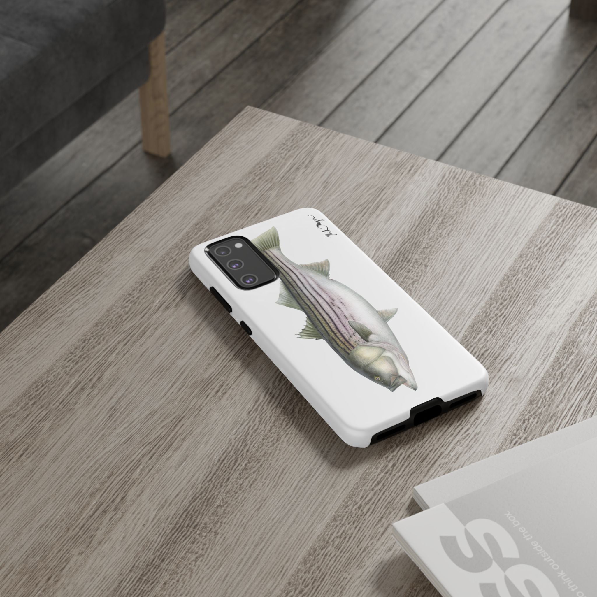 30 lb Striper White Phone Case (Samsung)