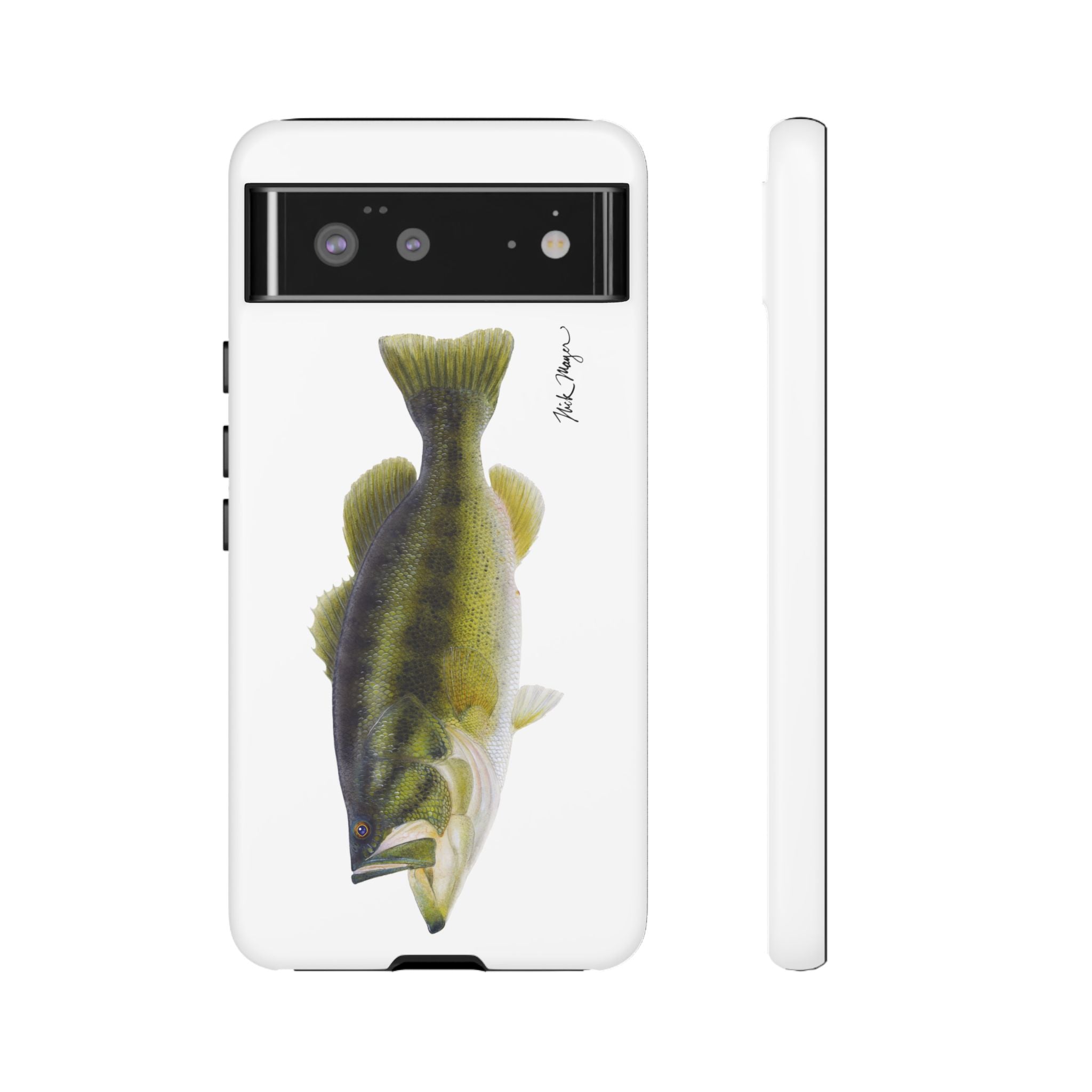 Largemouth Bass White Phone Case (Samsung)