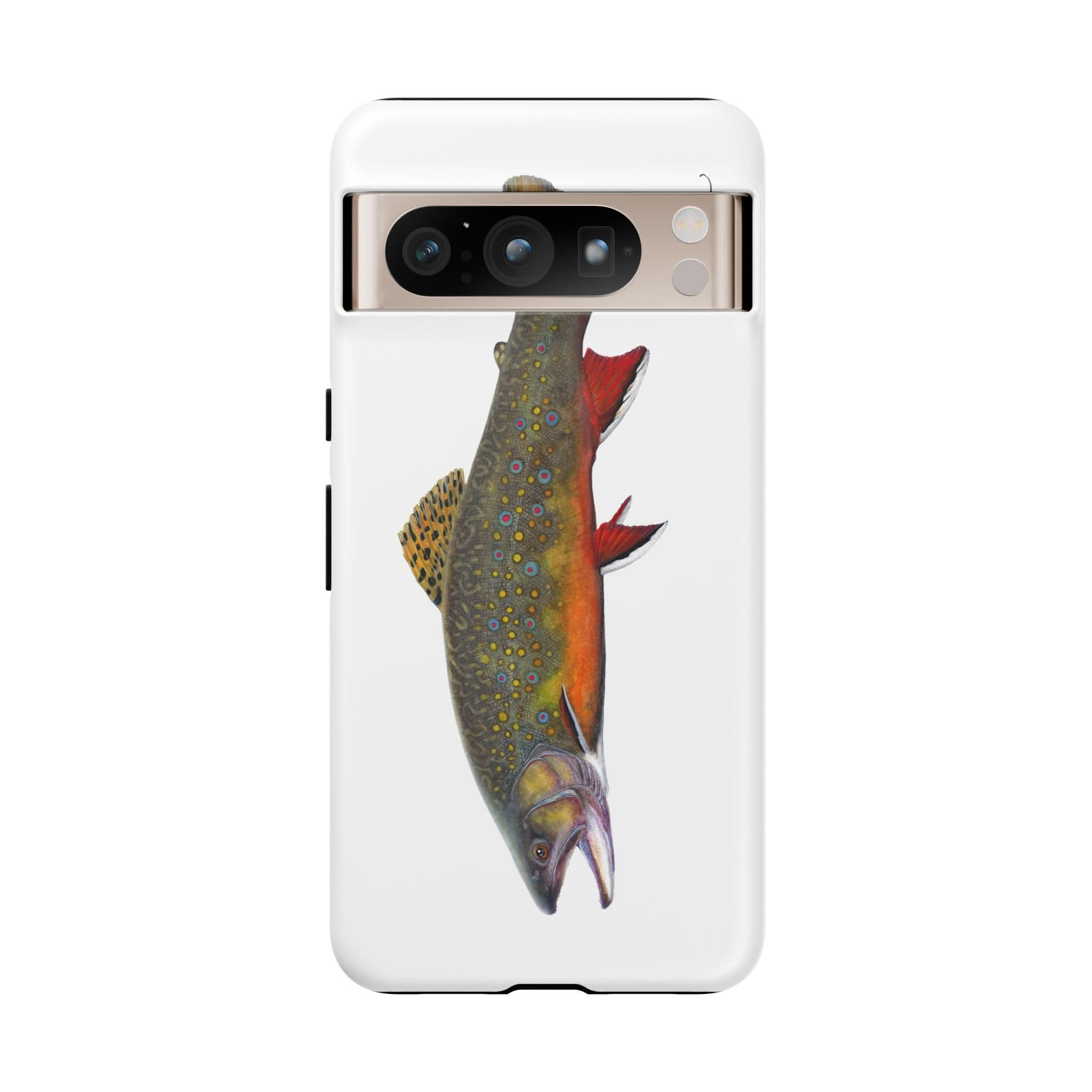 Brook Trout White Phone Case (Samsung)