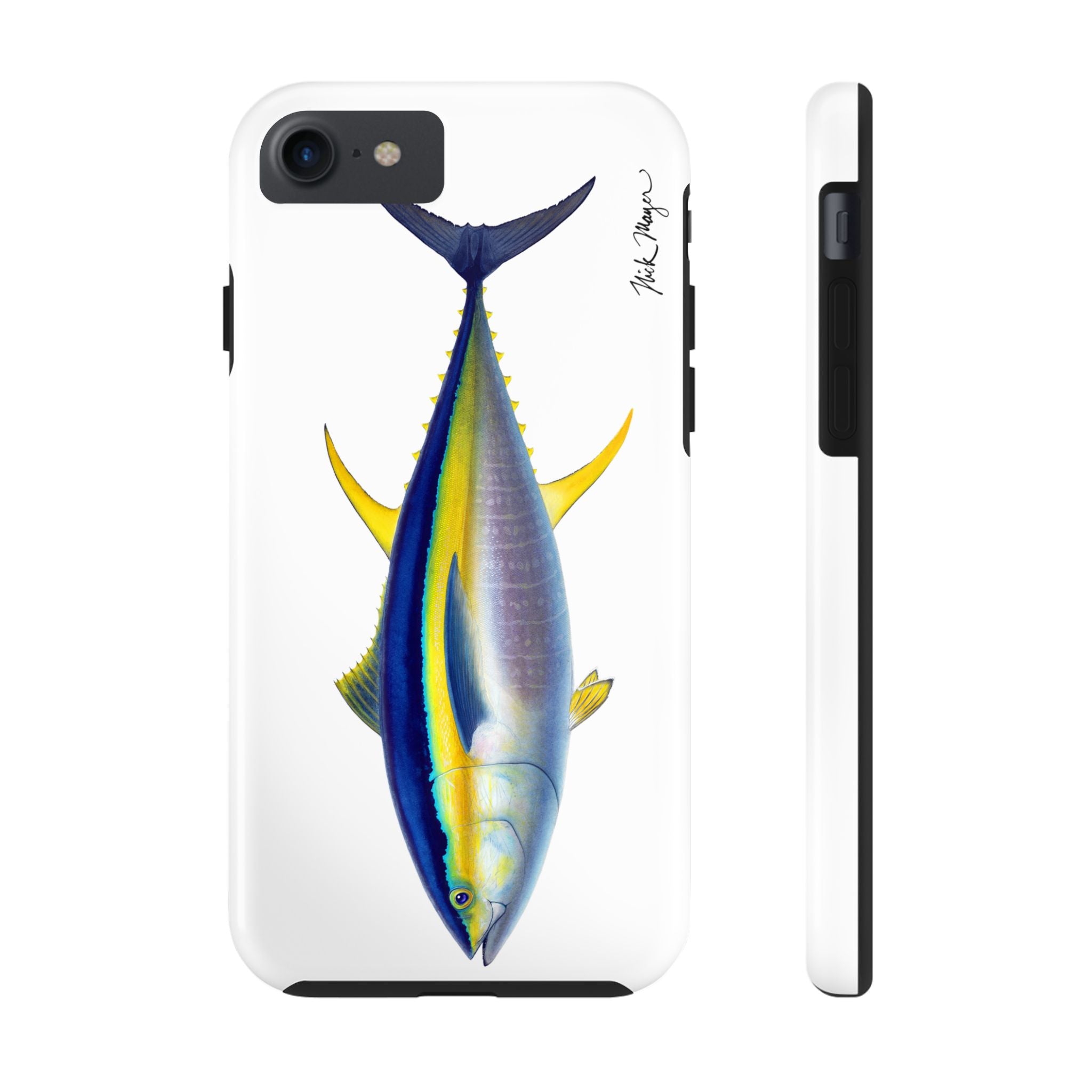 Yellowfin Tuna White Phone Case (iPhone)