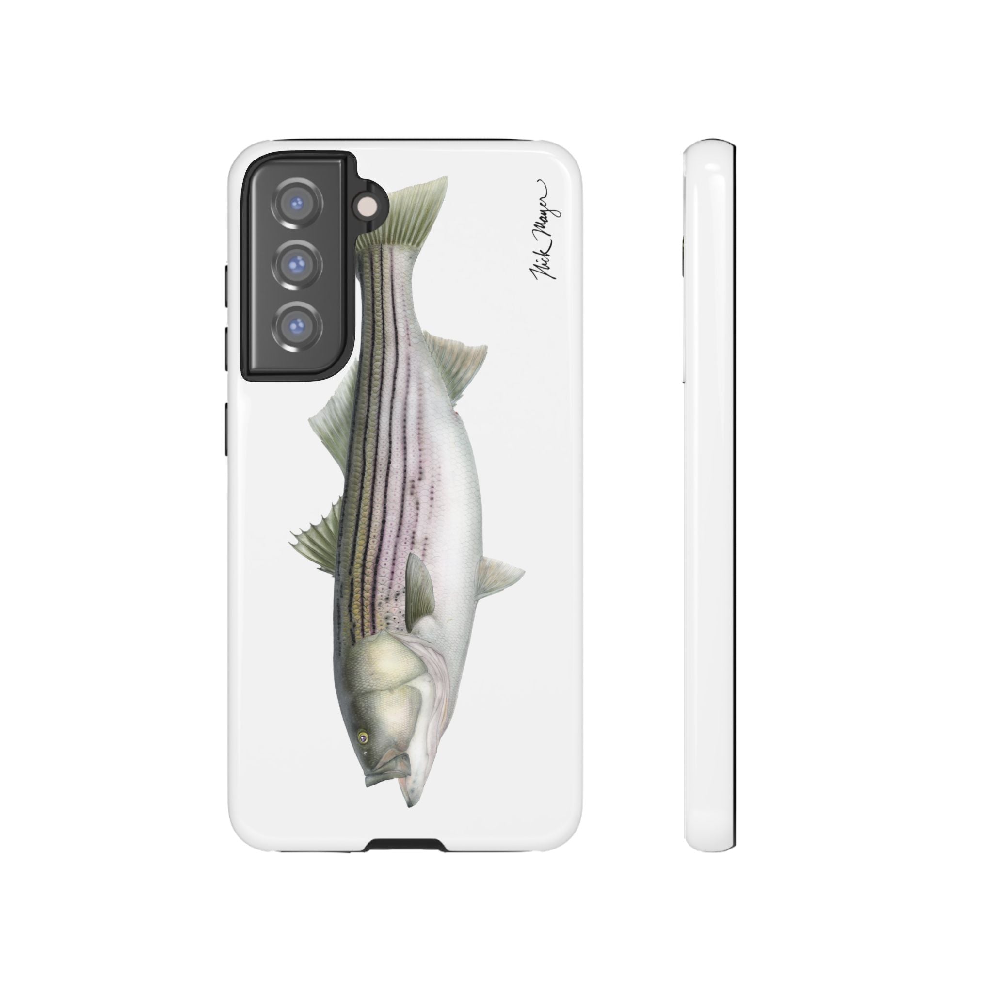 30 lb Striper White Phone Case (Samsung)