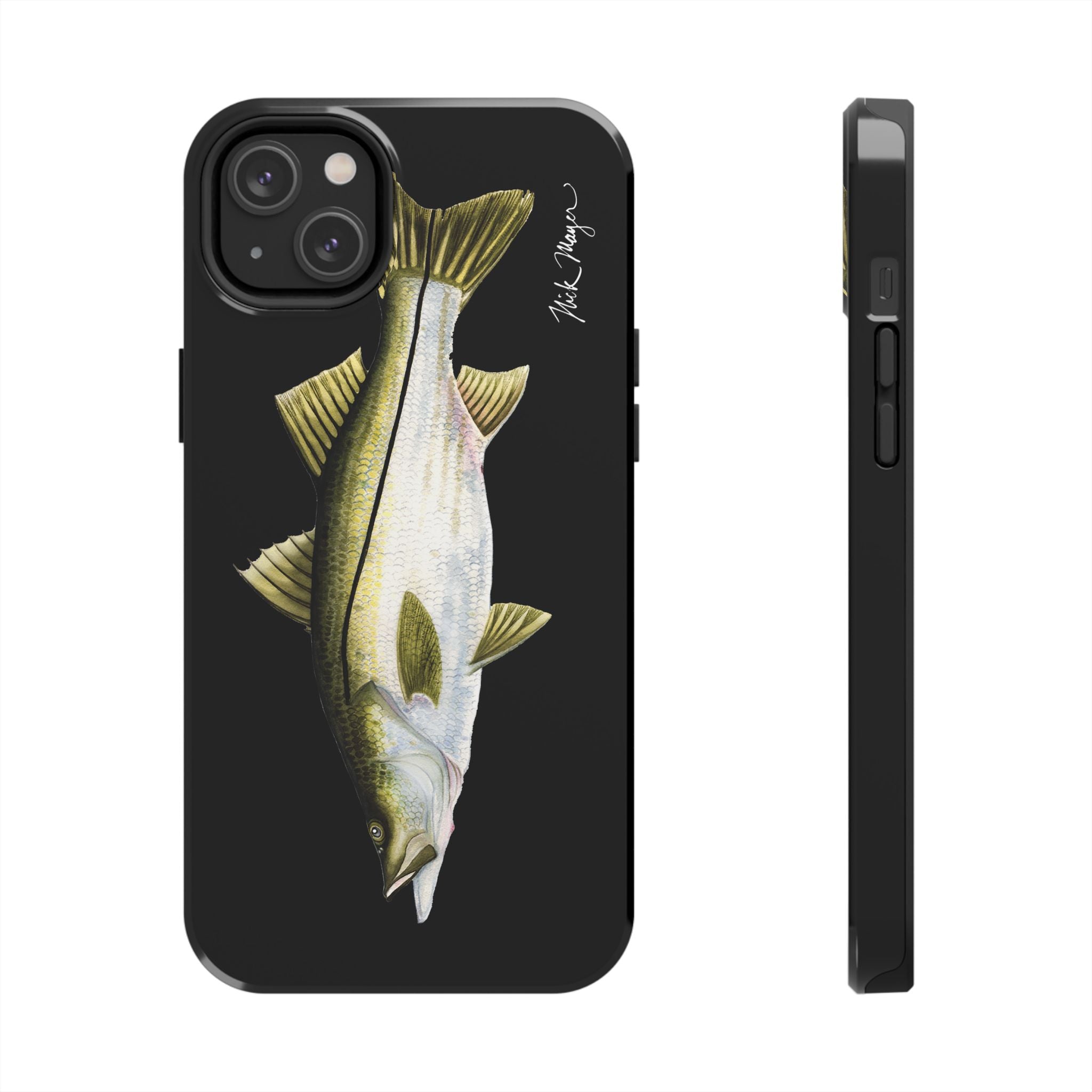 Snook Black Phone Case (iPhone)