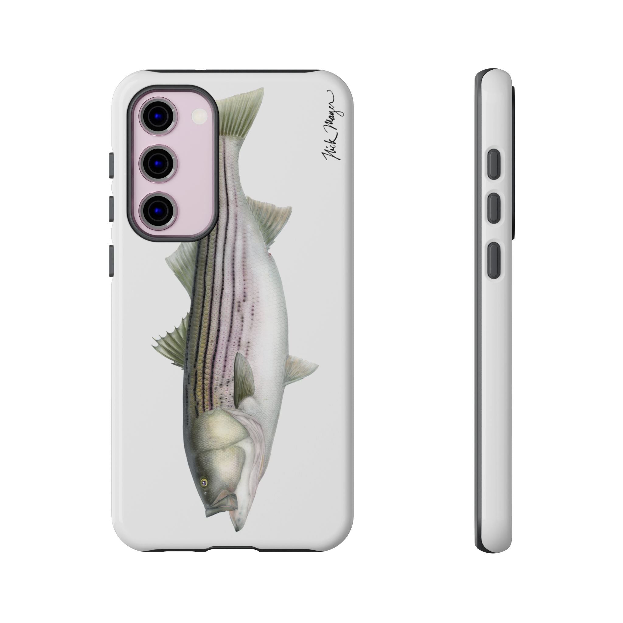 30 lb Striper White Phone Case (Samsung)