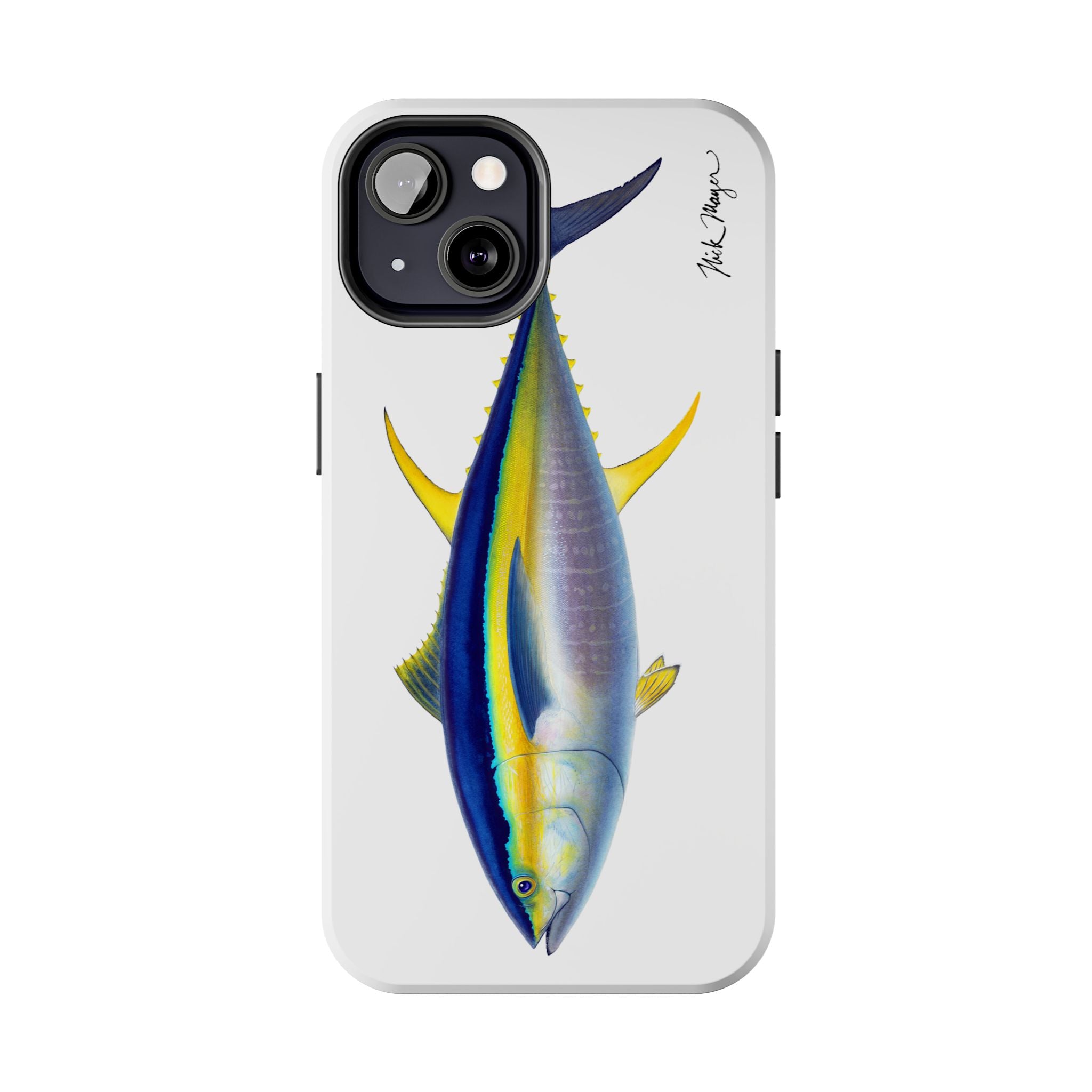 Yellowfin Tuna White Phone Case (iPhone)