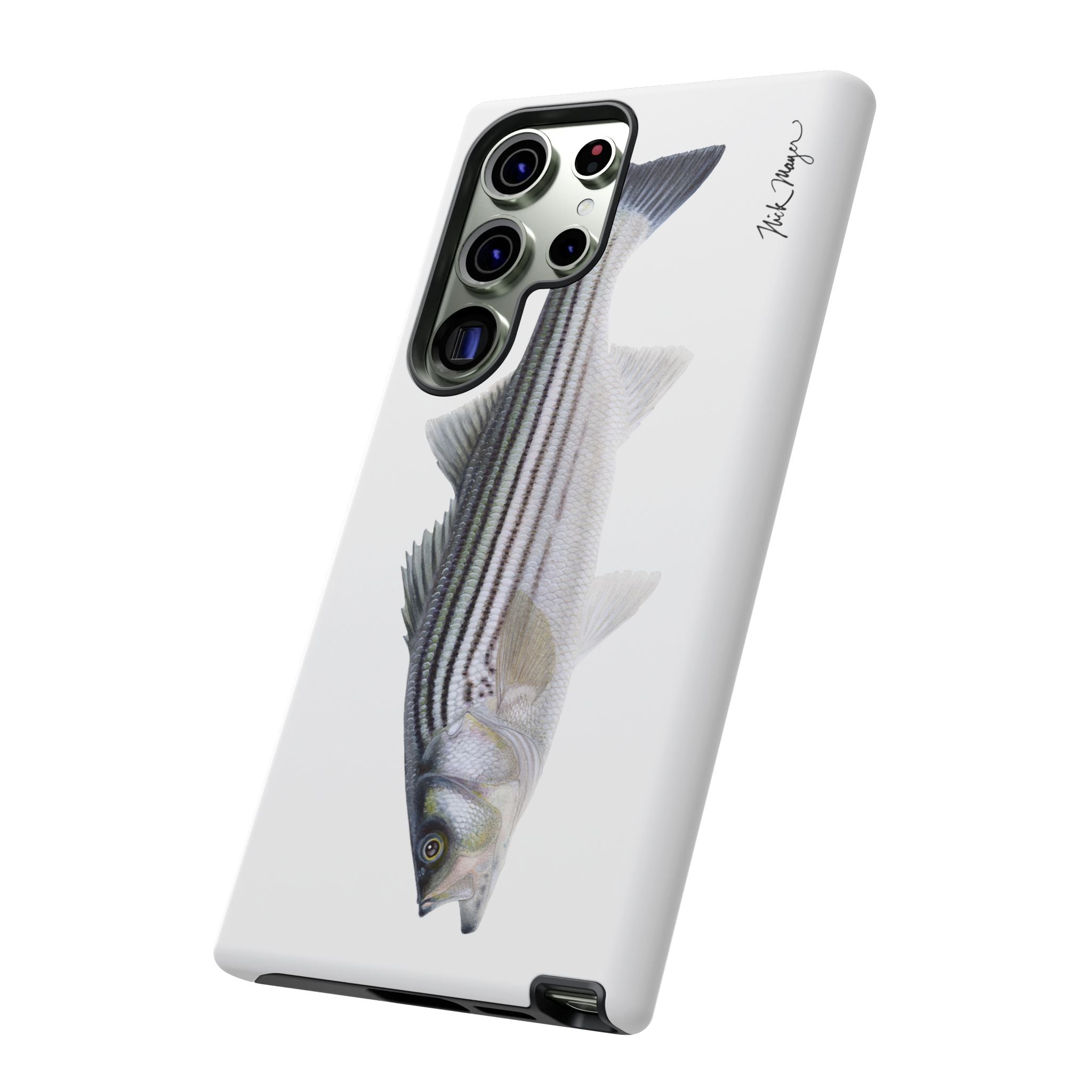 Schoolie Striper White Phone Case (Samsung)