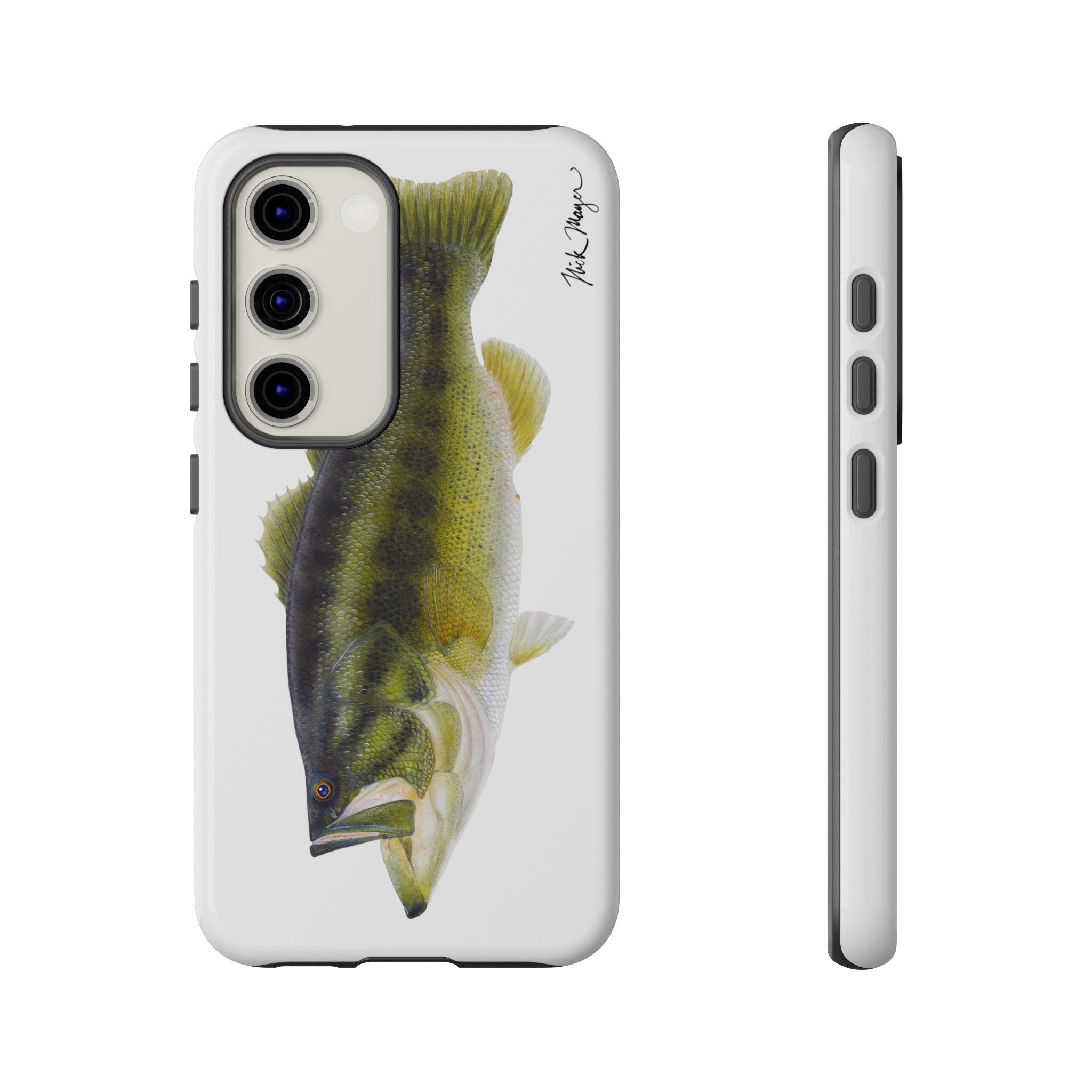 Largemouth Bass White Phone Case (Samsung)