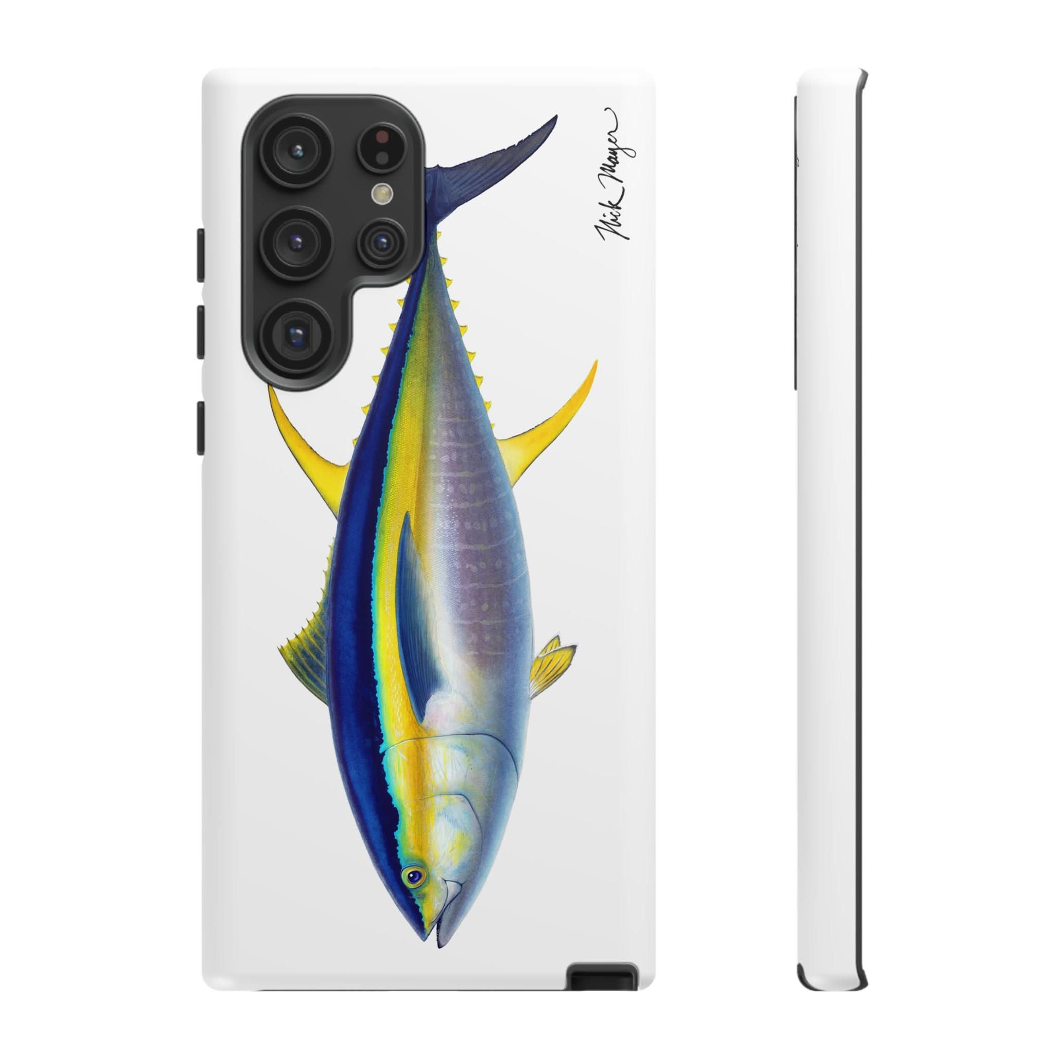 Yellowfin Tuna White Phone Case (Samsung)